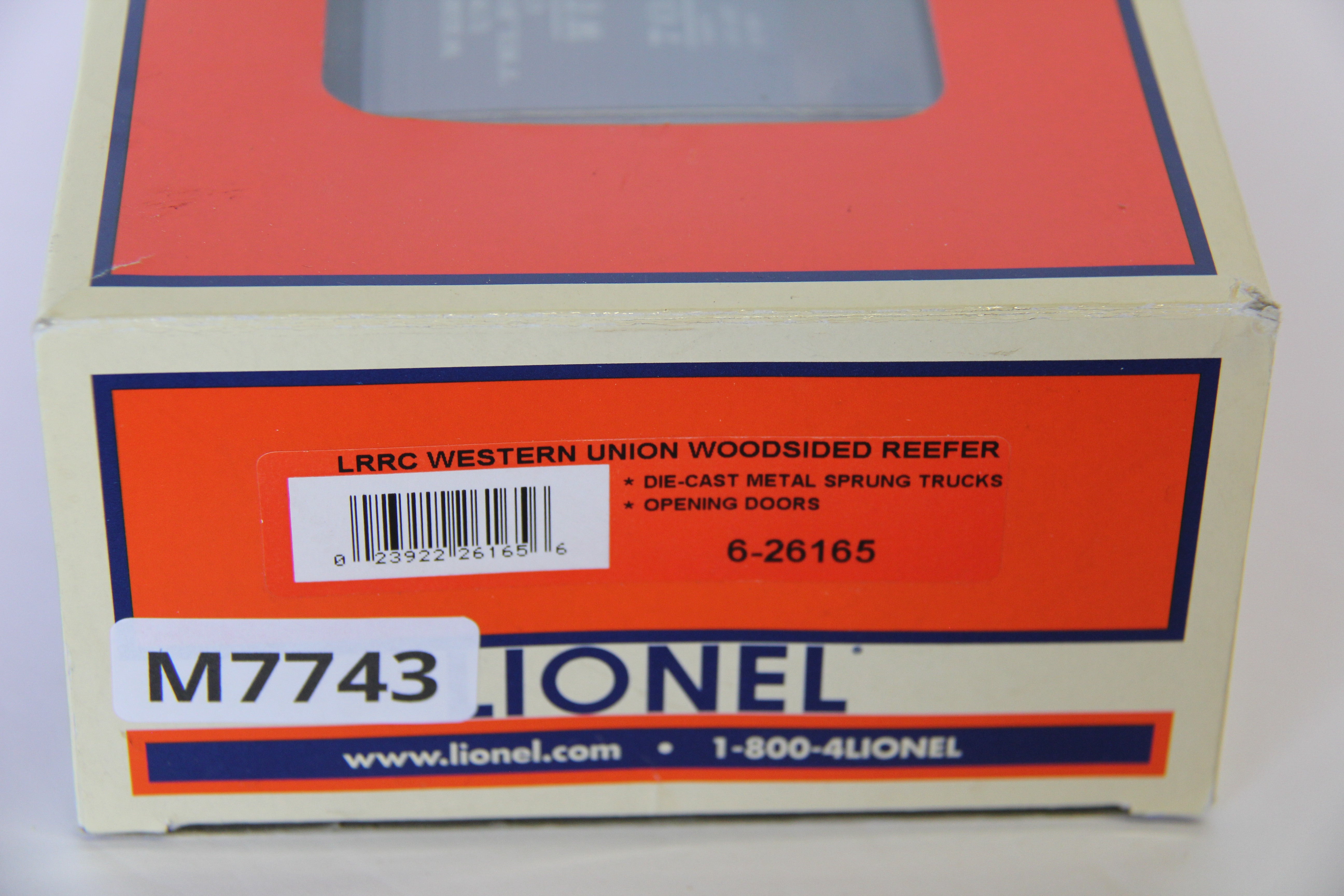 Lionel 6-26165 LRRC Western Union Woodsided Reefer-Second hand-M7743