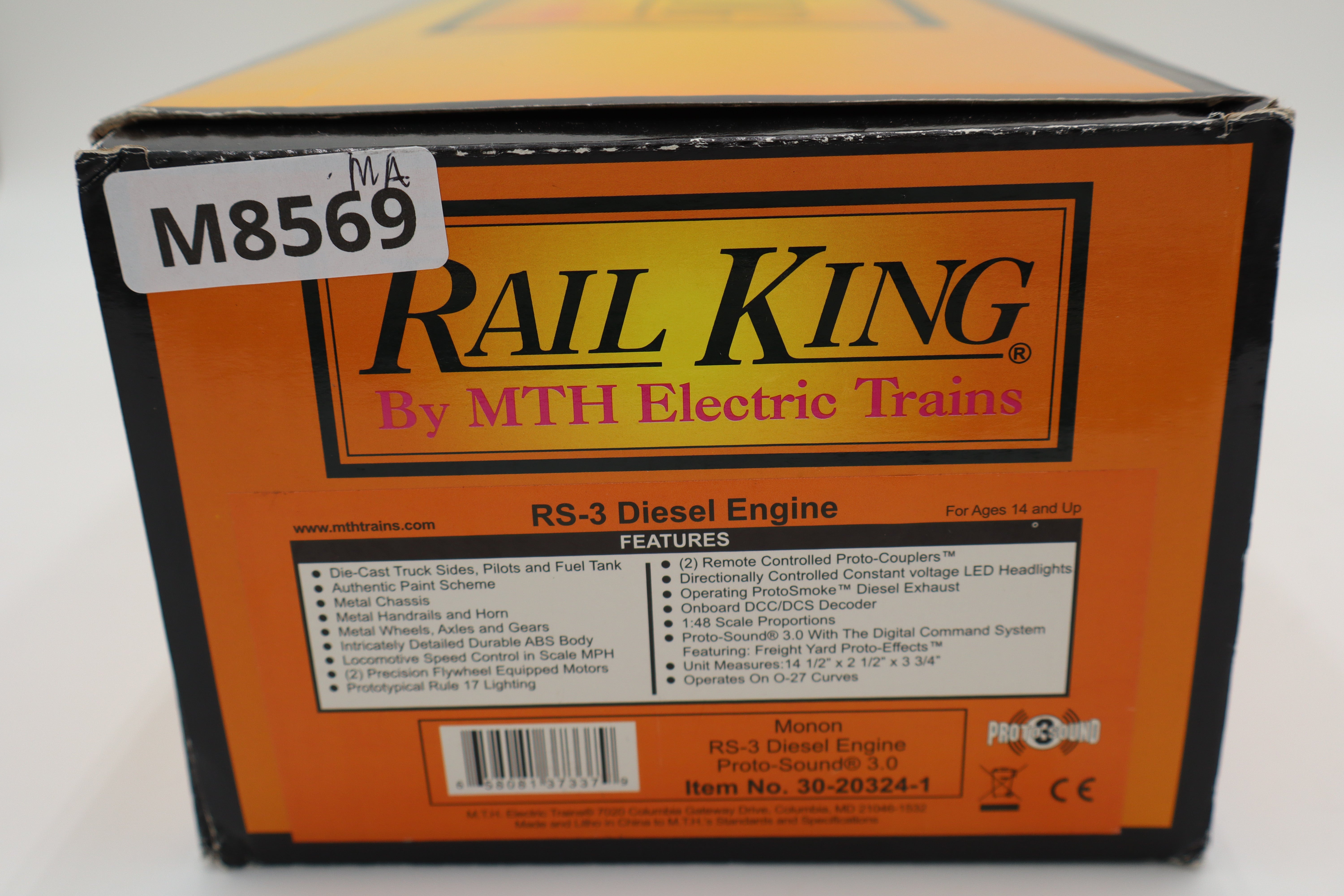 Rail King 30-20324-1 Monon RS-3 Diesel Engine-Second hand-M8569
