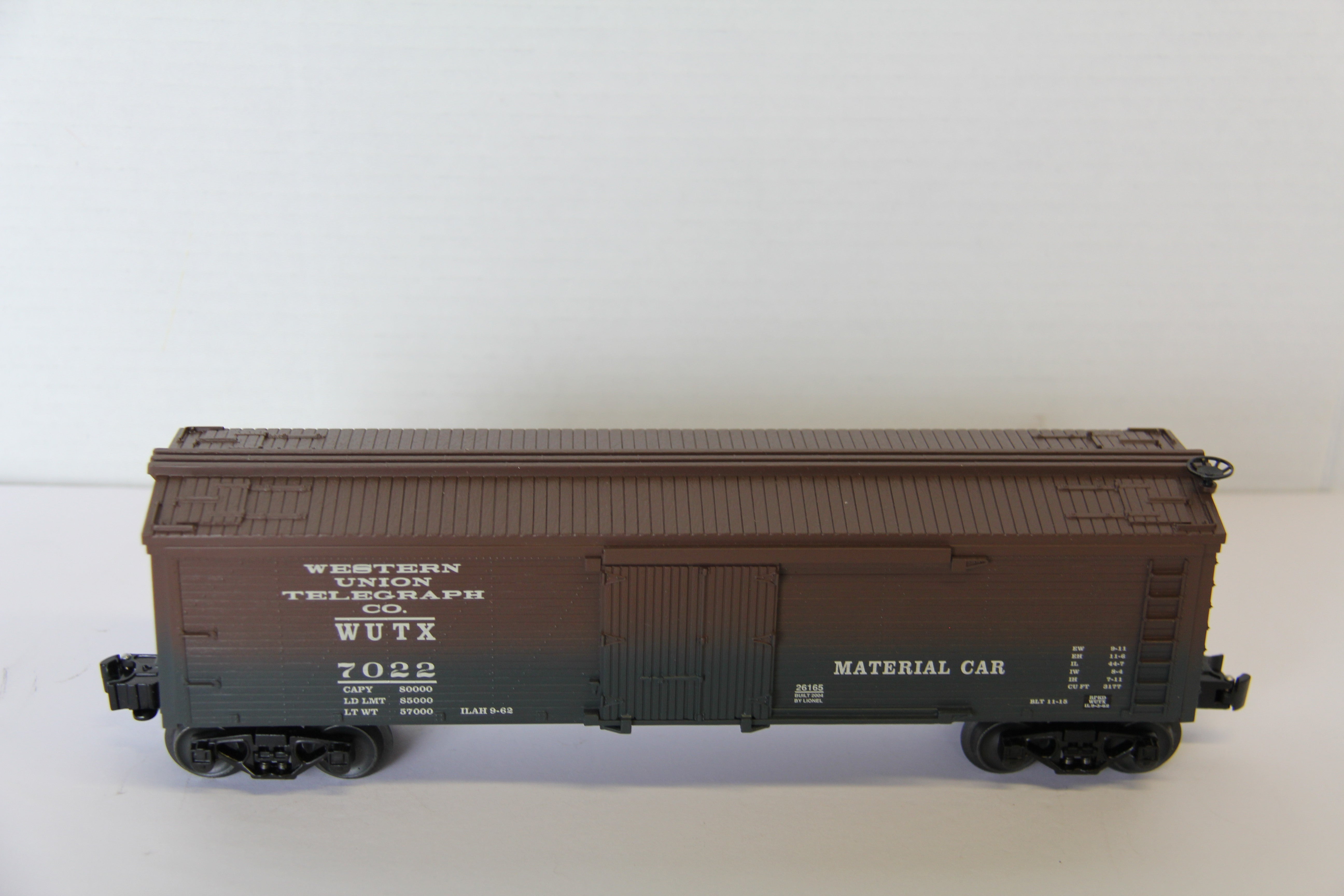 Lionel 6-26165 LRRC Western Union Woodsided Reefer-Second hand-M7743