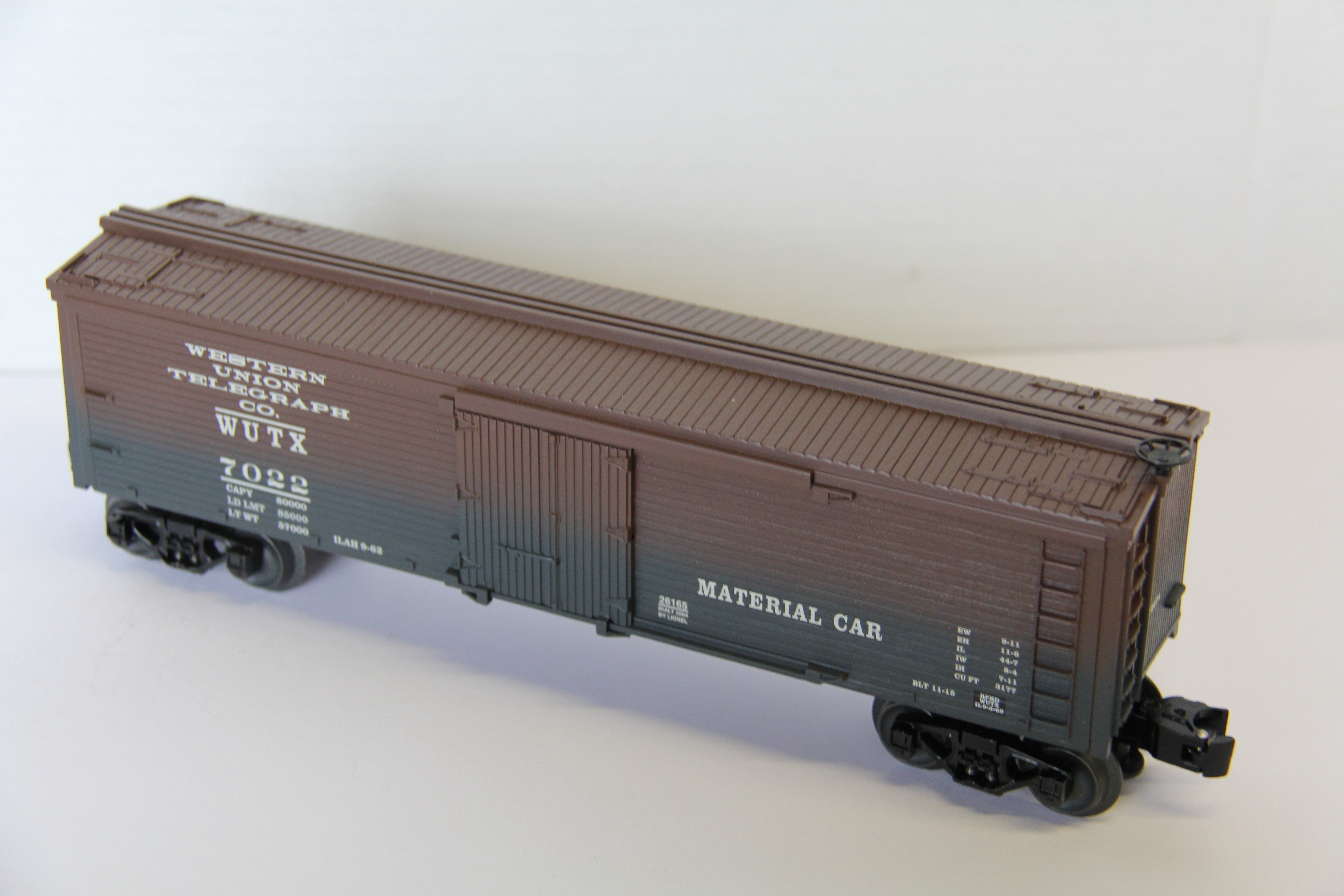 Lionel 6-26165 LRRC Western Union Woodsided Reefer-Second hand-M7743