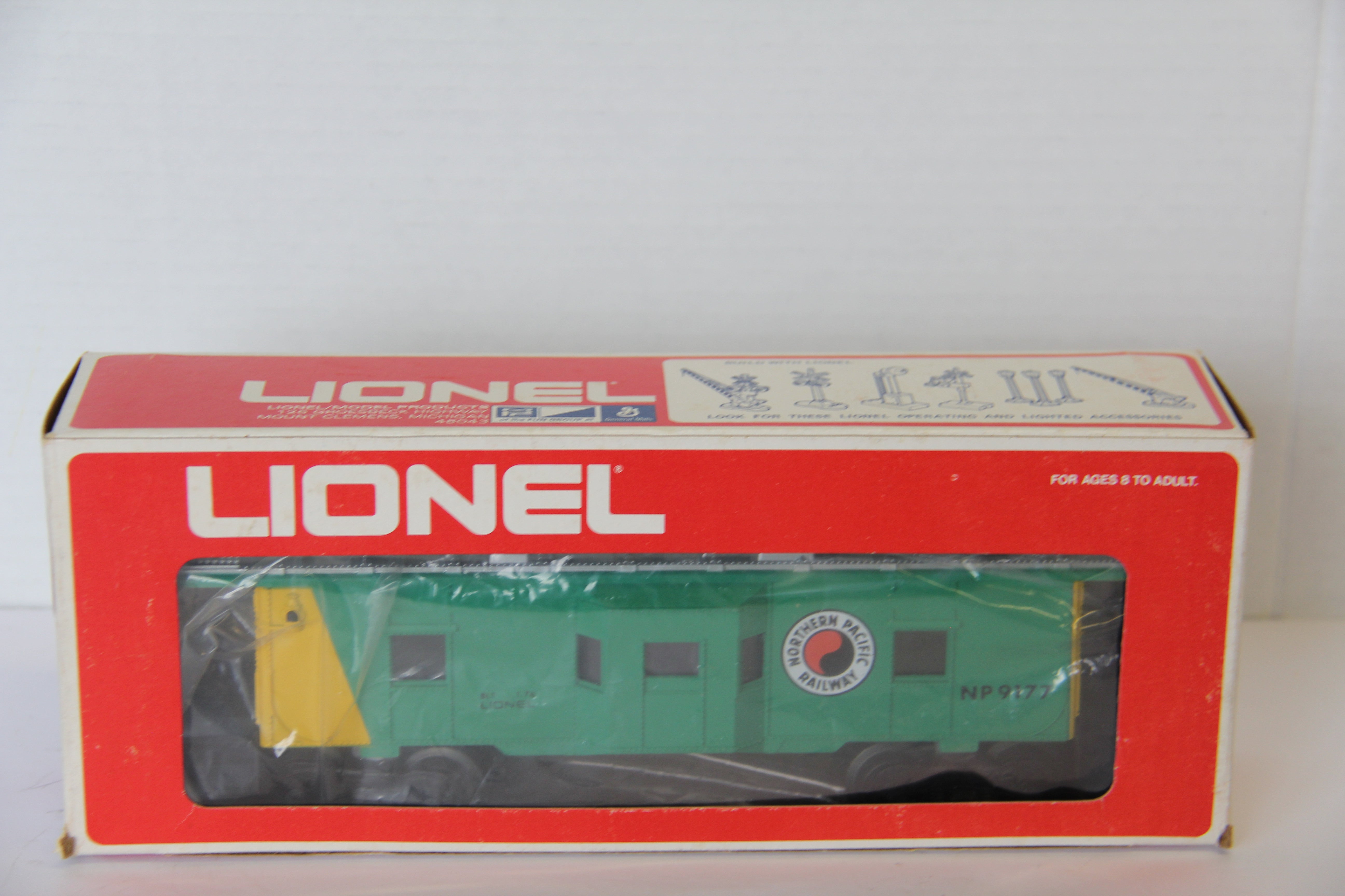 Lionel 6-9177 Northern Pacific Bay Window Caboose-Second hand-M7744