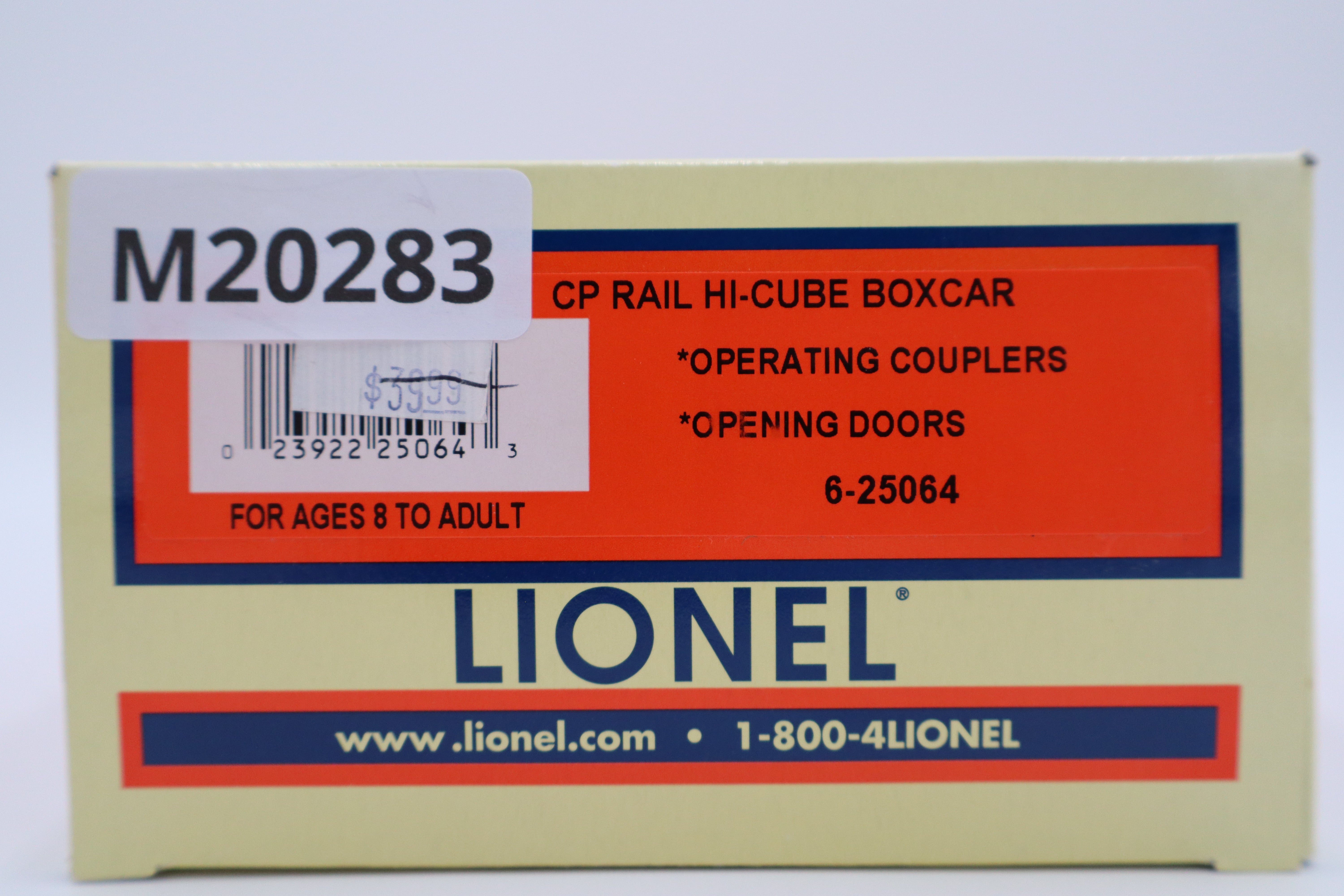 Lionel 6-25064 CP Rail Hi-Cube Boxcar #25064-Second hand-M20283