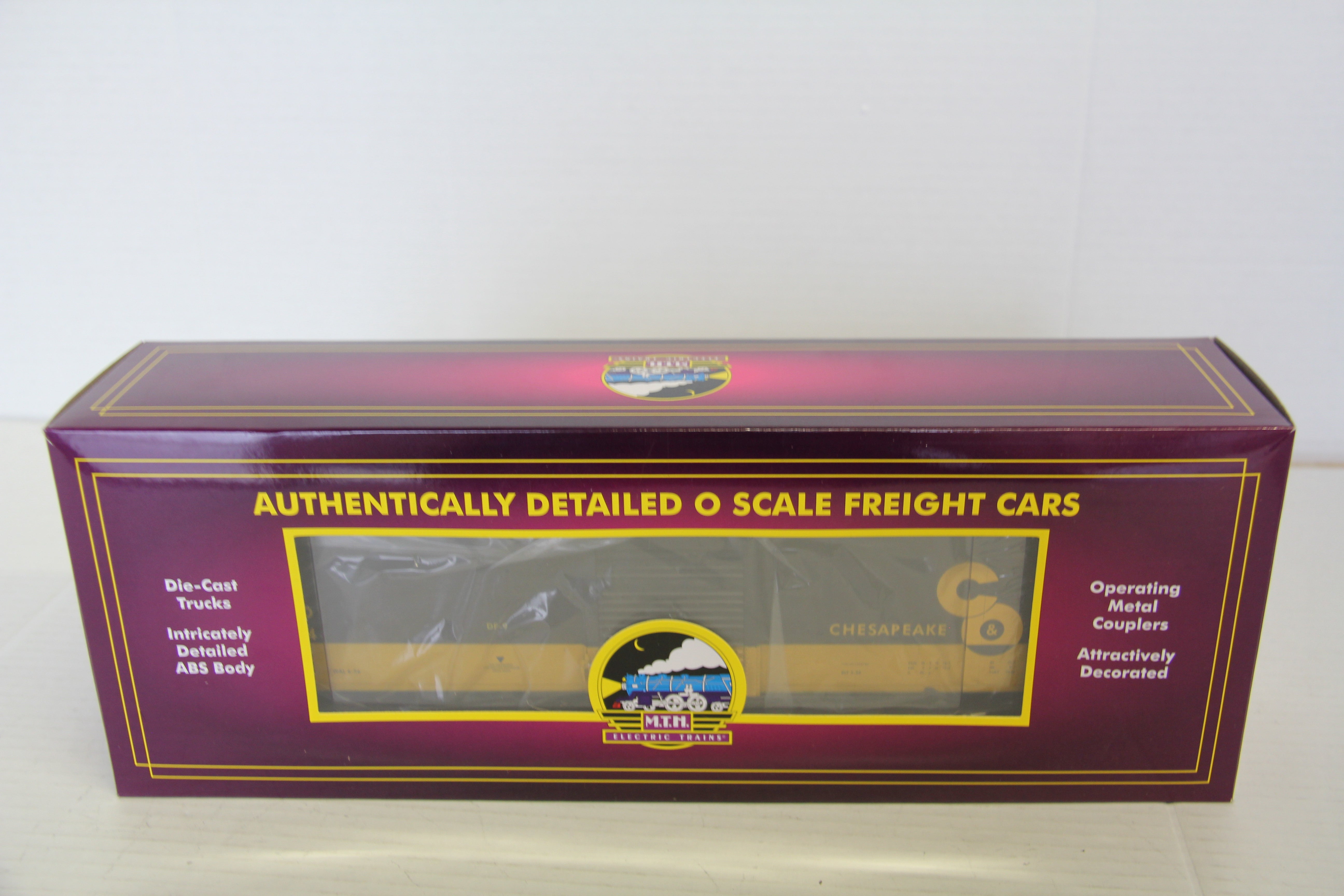 MTH 20-99382 Chesapeake & Ohio 50' PS-1 Box Car-Second hand-M7337 - MrMuffin'sTrains