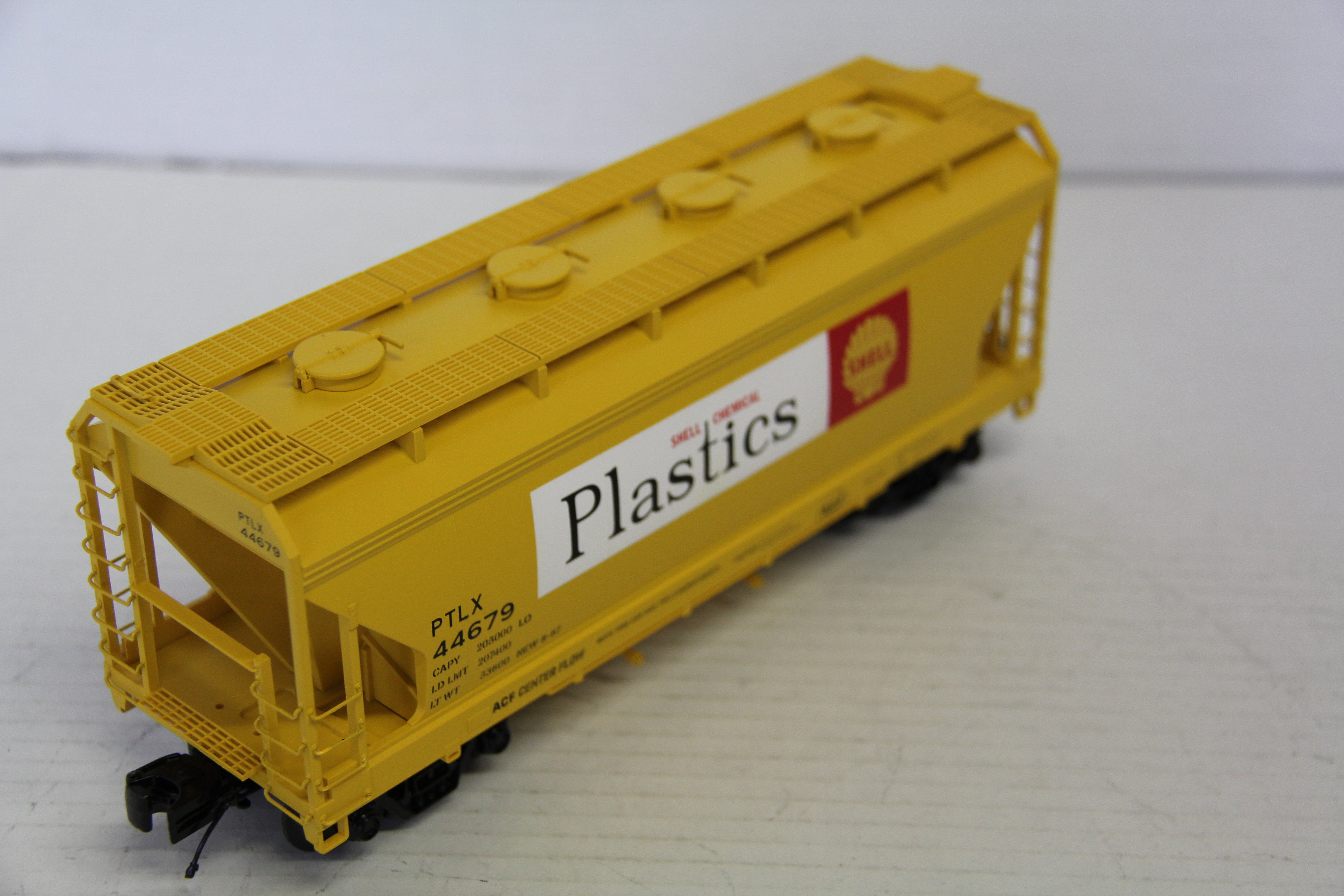 MTH 20-97927 Shell Plastics 2 Bay Centerflow Hopper 2 Set #44679 & 44675 -Second hand-M5102R