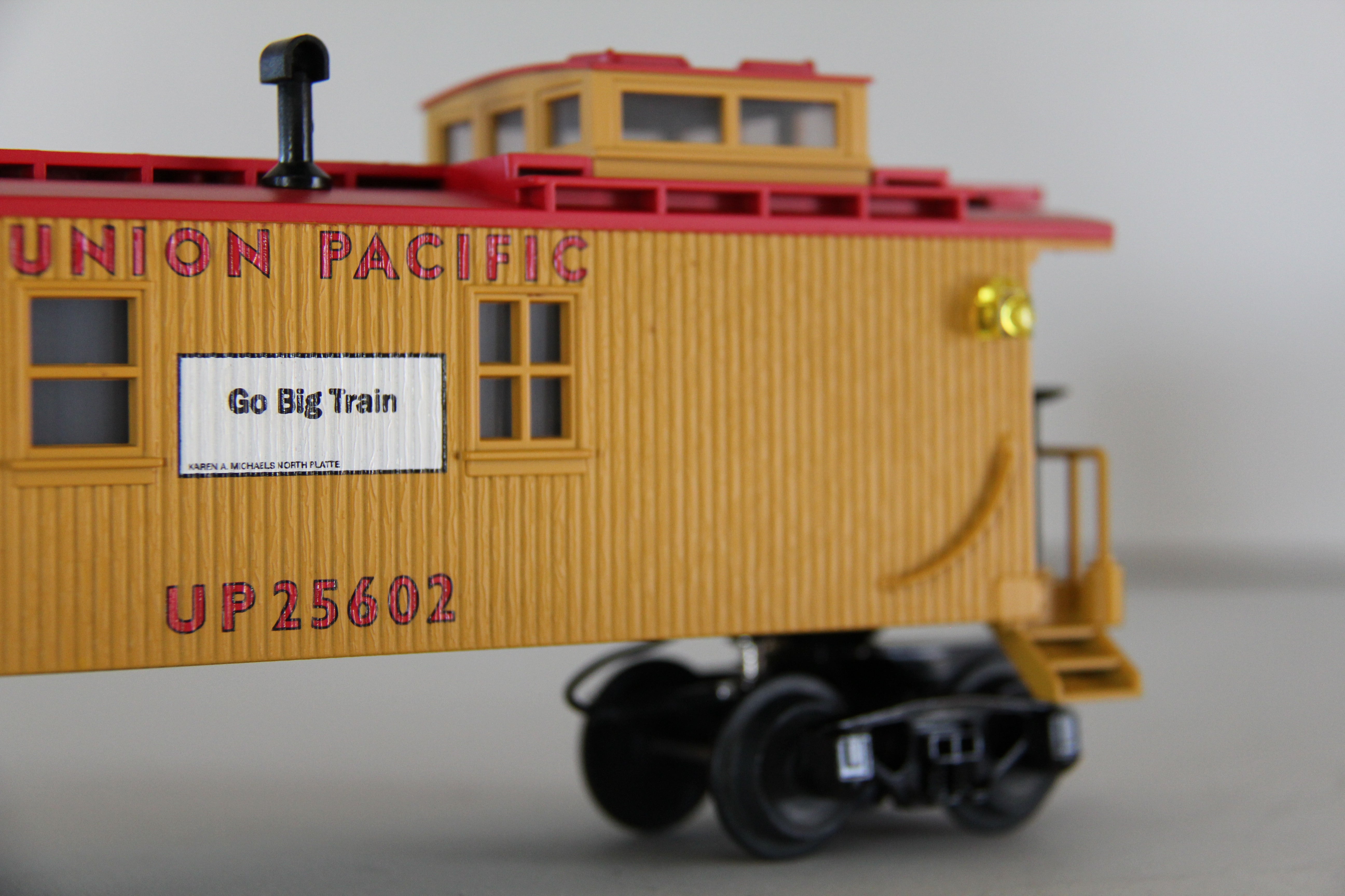 Rail King 30-7710 Union Pacific Semi-Scale Caboose-Second hand-M3393