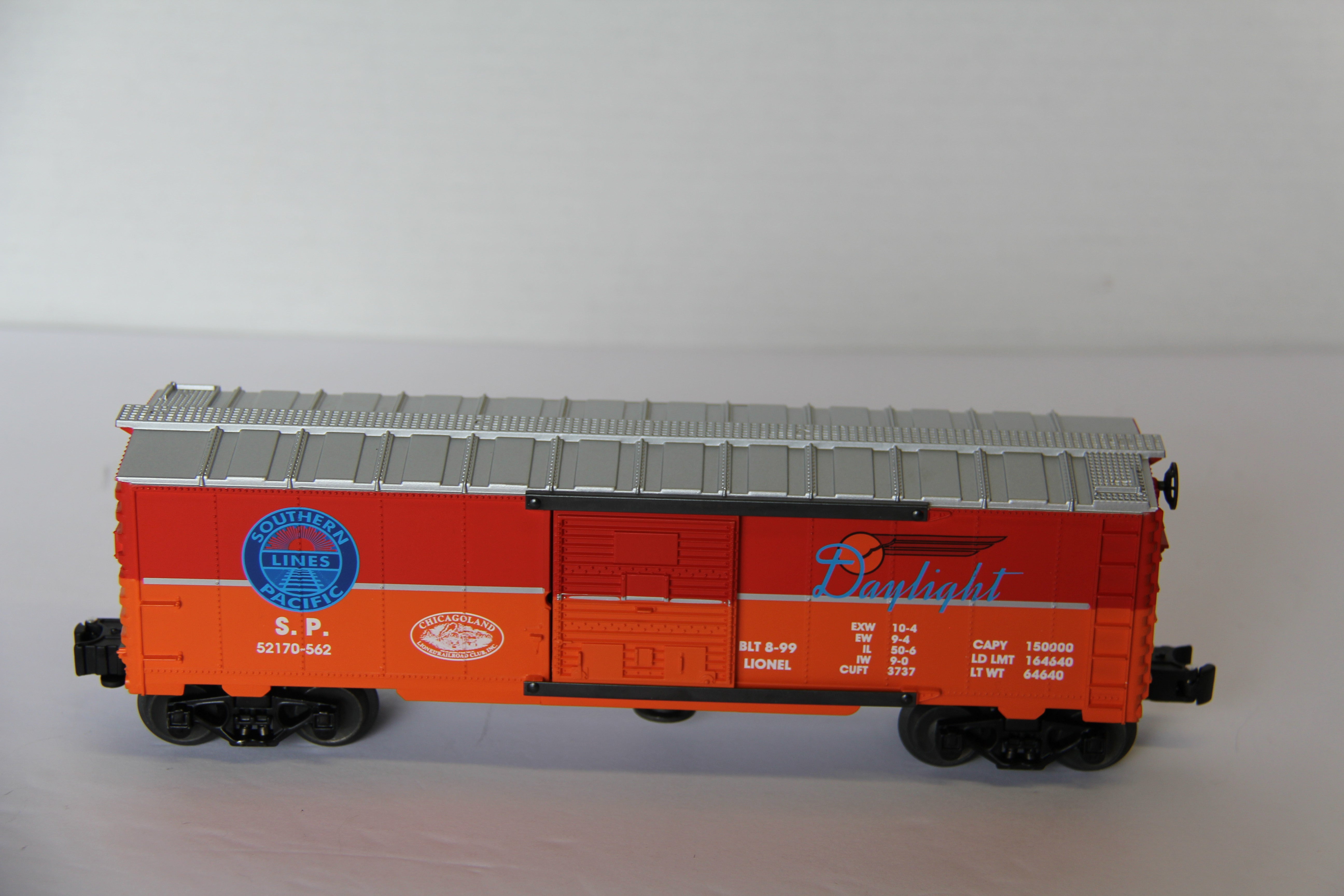 Lionel 6-52170 Chicagoland Lionel Railroad Club Southern Pacific Uncle Herb Action Car-Second hand-M7751