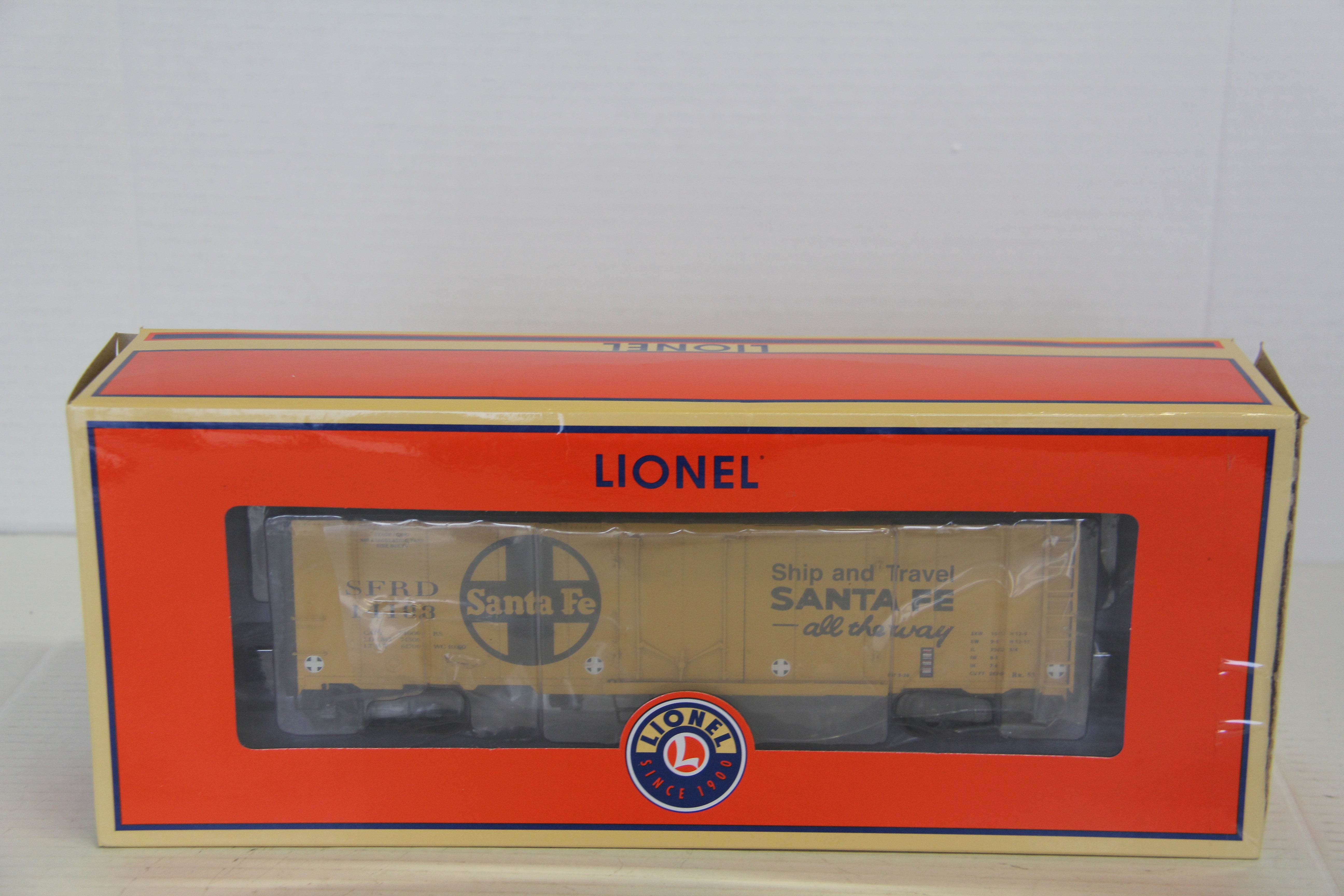 Lionel 2026062 Santa Fe Plug Door Reefer-Second hand-M7345