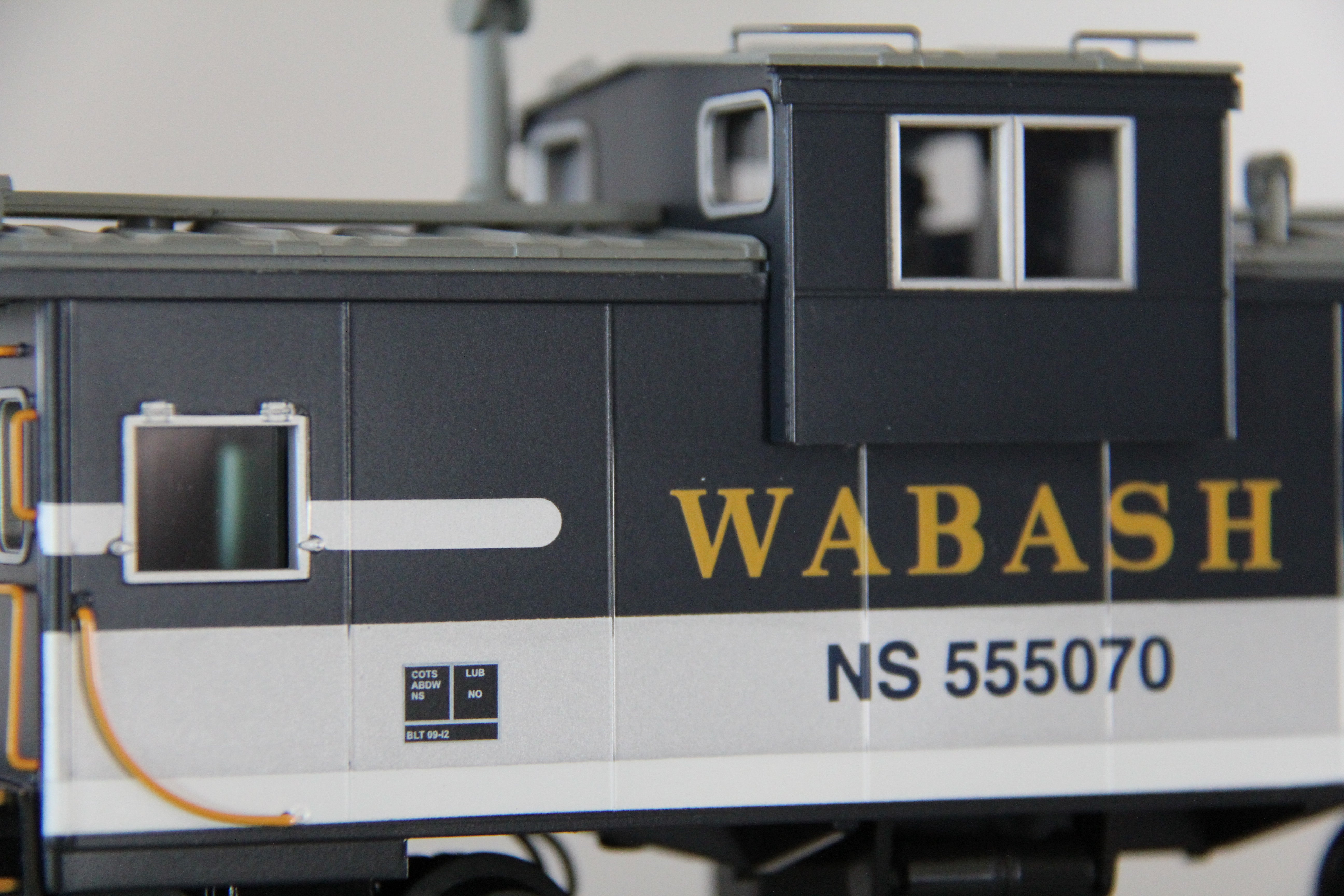 MTH 20-91418 Wabash (NS Heritage Series) Extended Vision Caboose #555070-Second hand-M3405