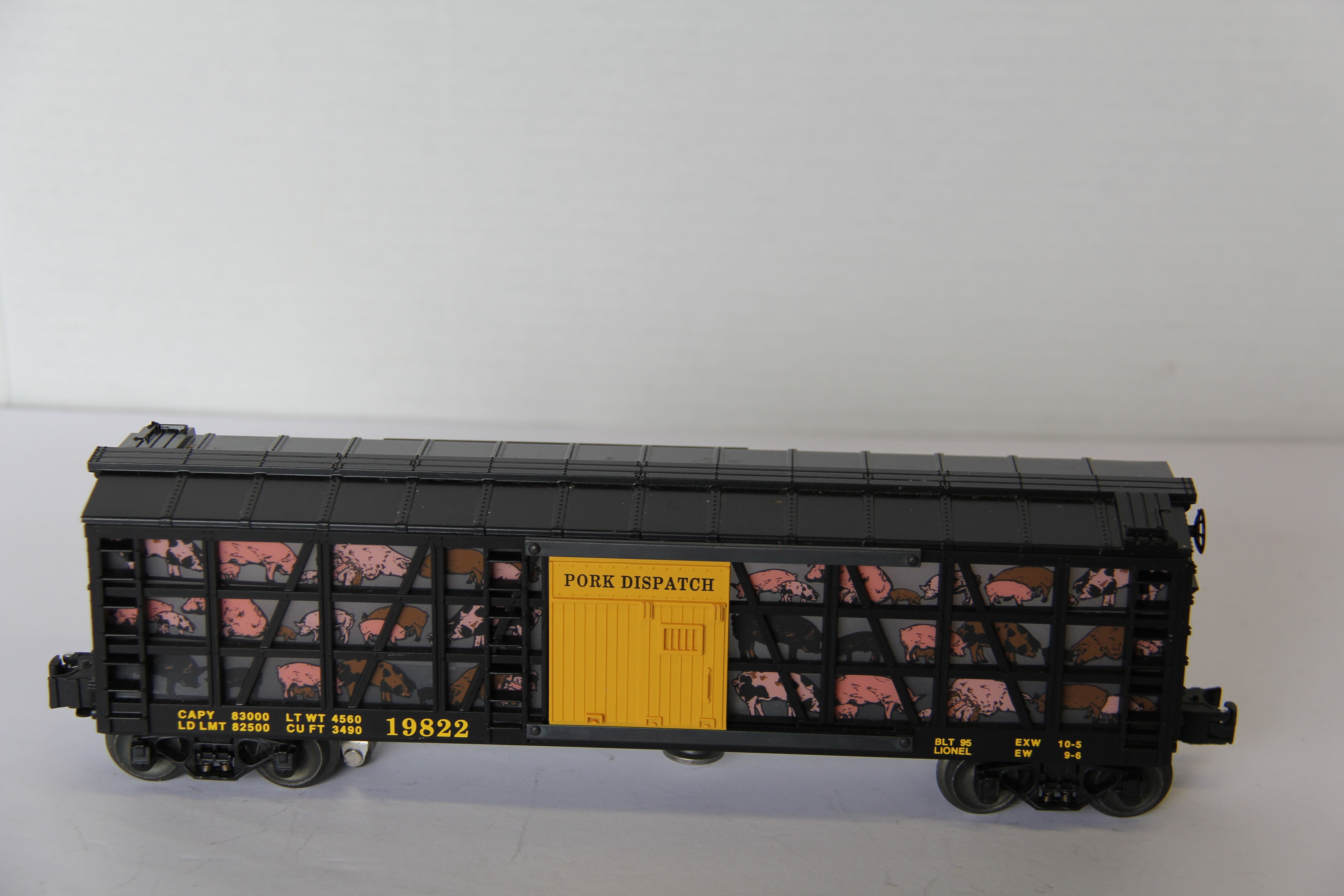 Lionel 6-19822 Operating Pork Dispatch Car-Second hand-M7755