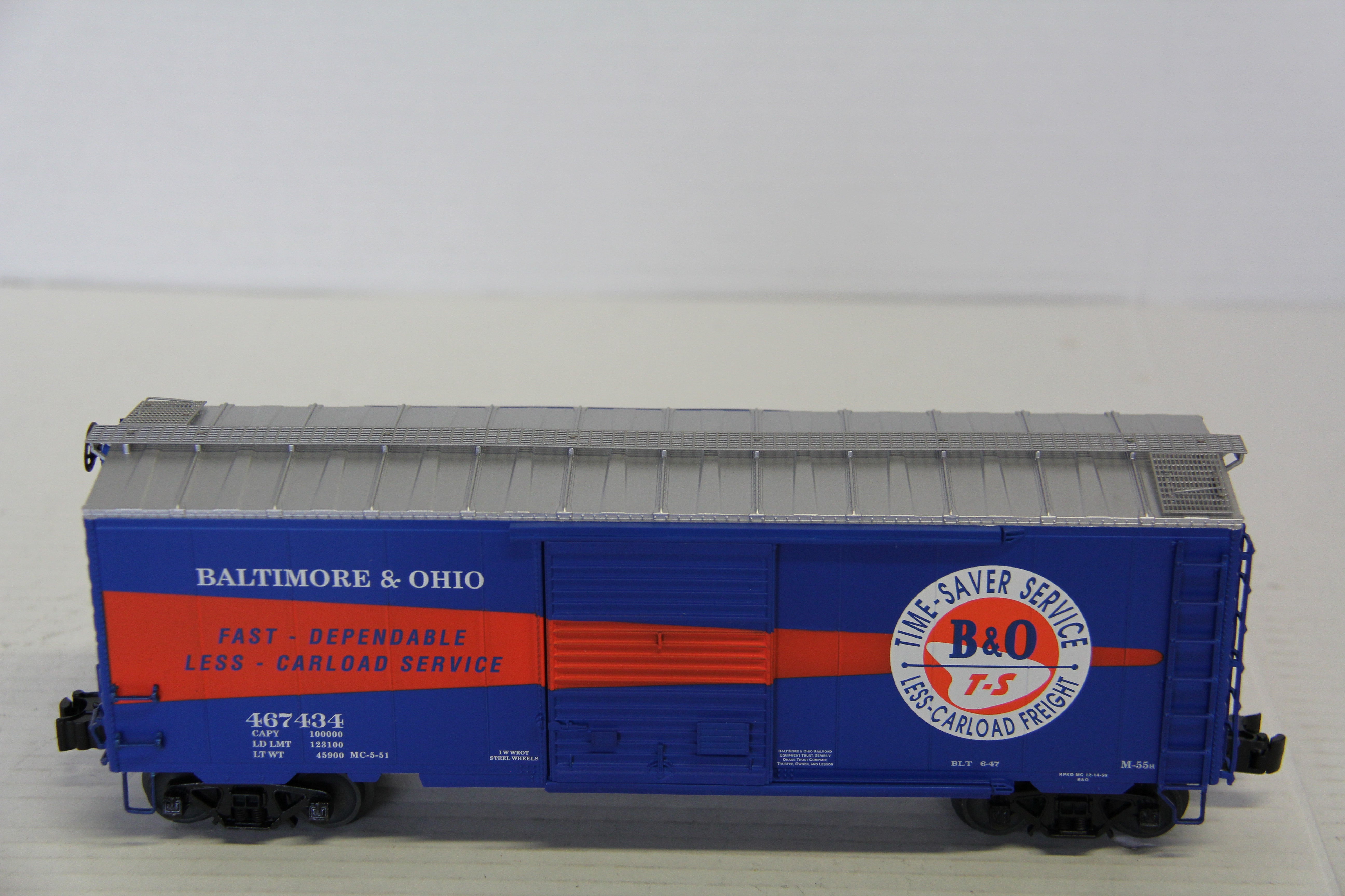 Lionel Vision Line 2126370 Baltimore & Ohio Vision Boxcar #467434-Second hand-M7347