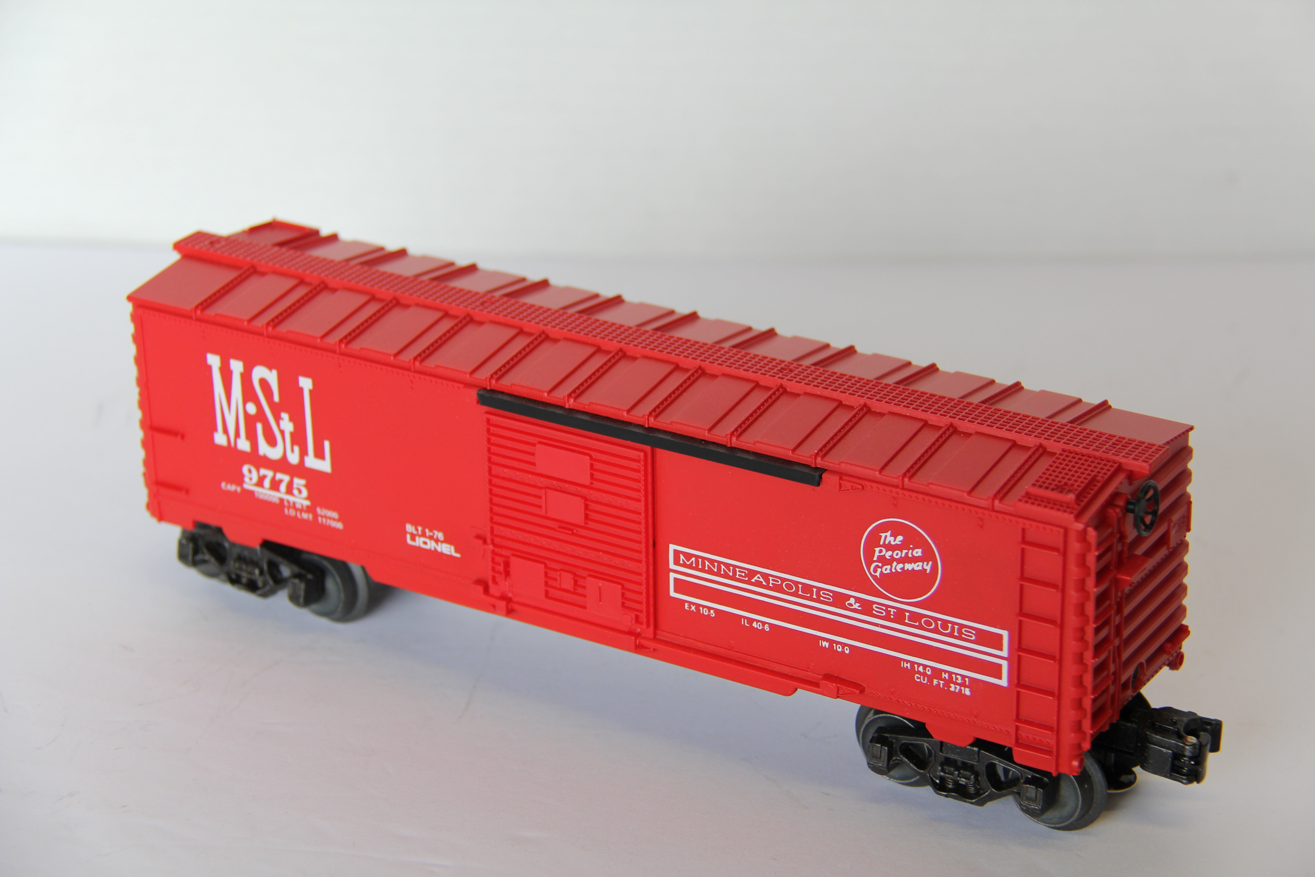 Lionel 6-9775 Minneapolis & St Louis Box Car-Second hand-M7757