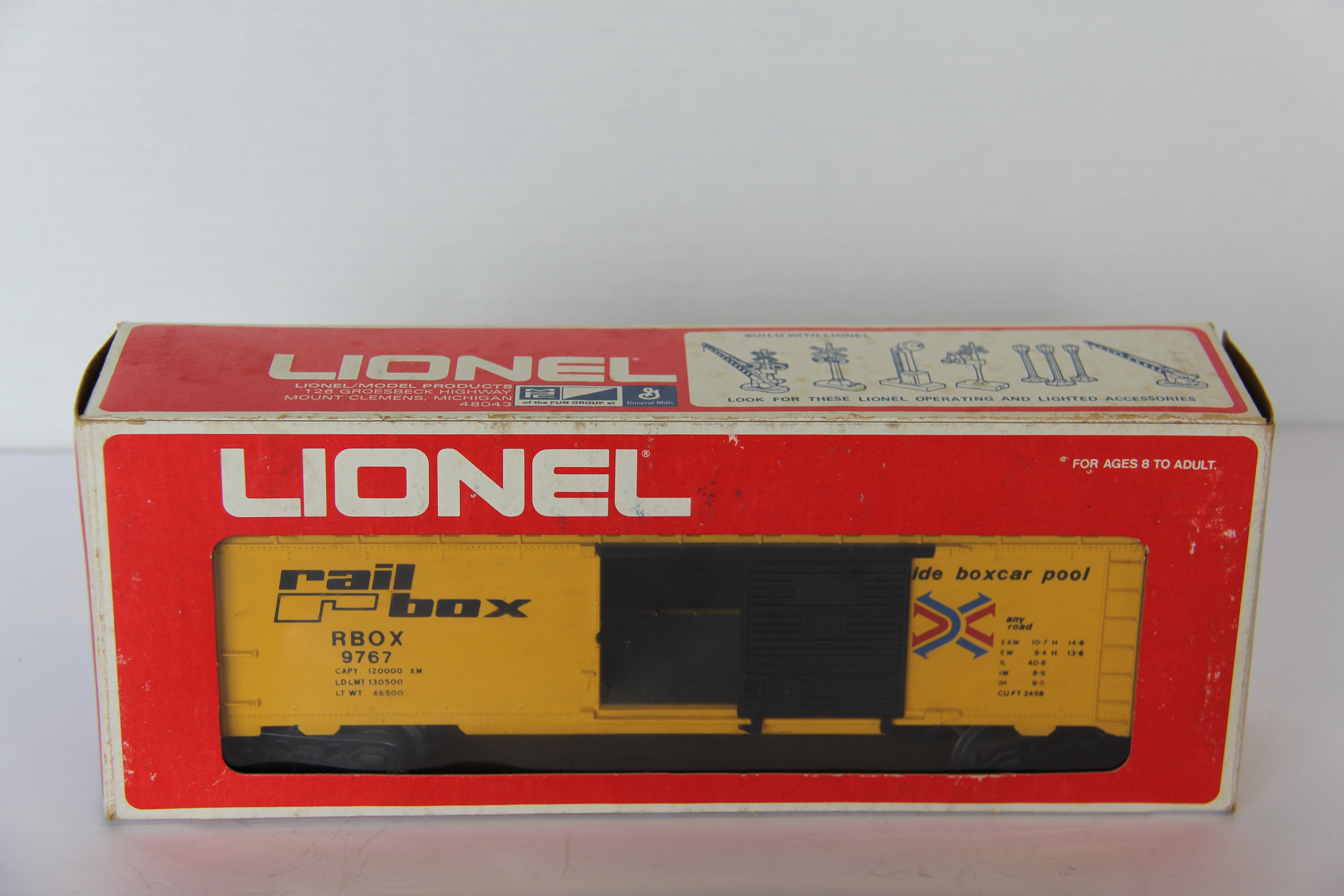 Lionel 6-9767 Rail Box Car-Second hand-M7758
