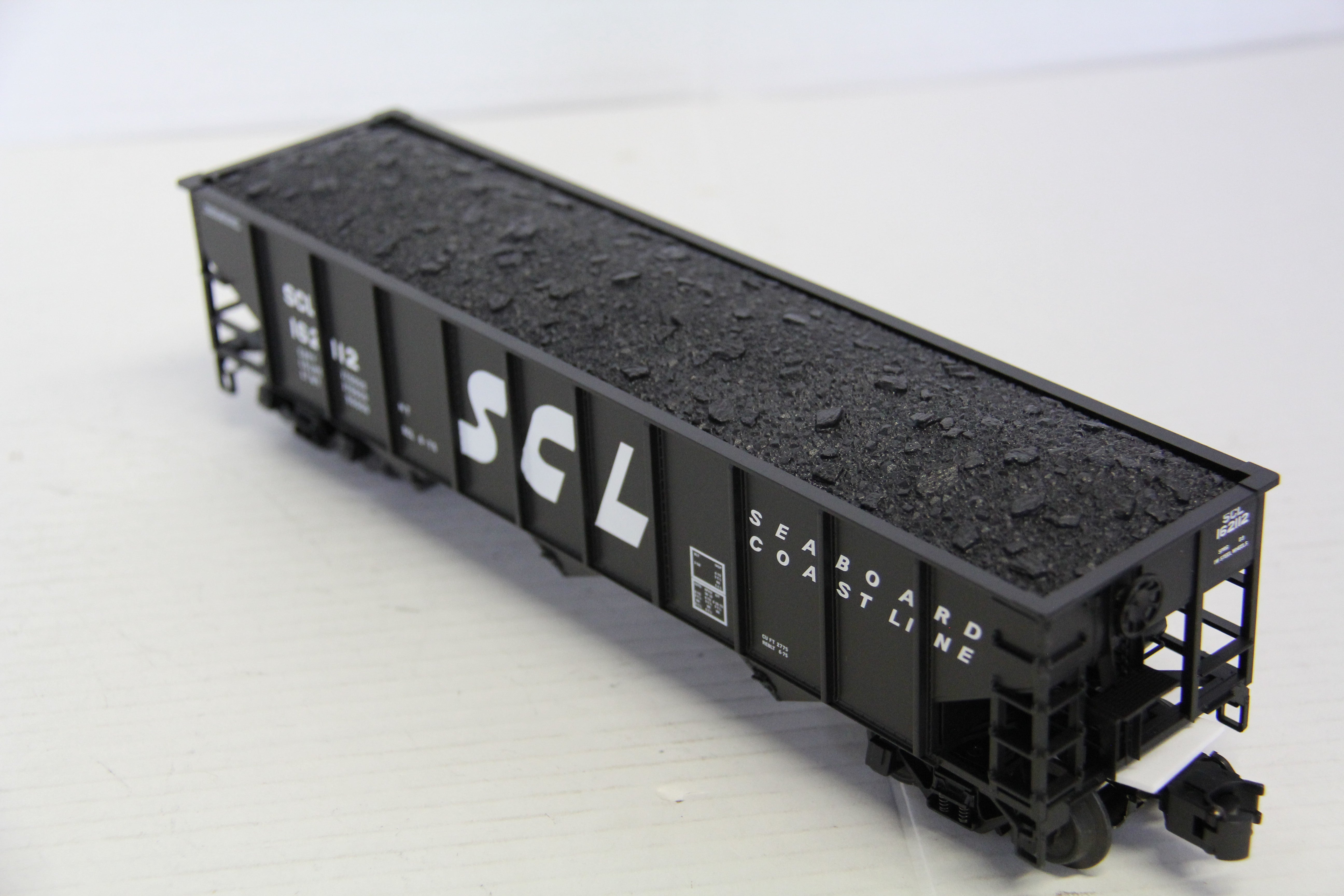 Atlas Trainman #2001832-1 & #2001832-2 Seaboard Coast Line TM 70T Hopper 2 Set-Second hand-M7348