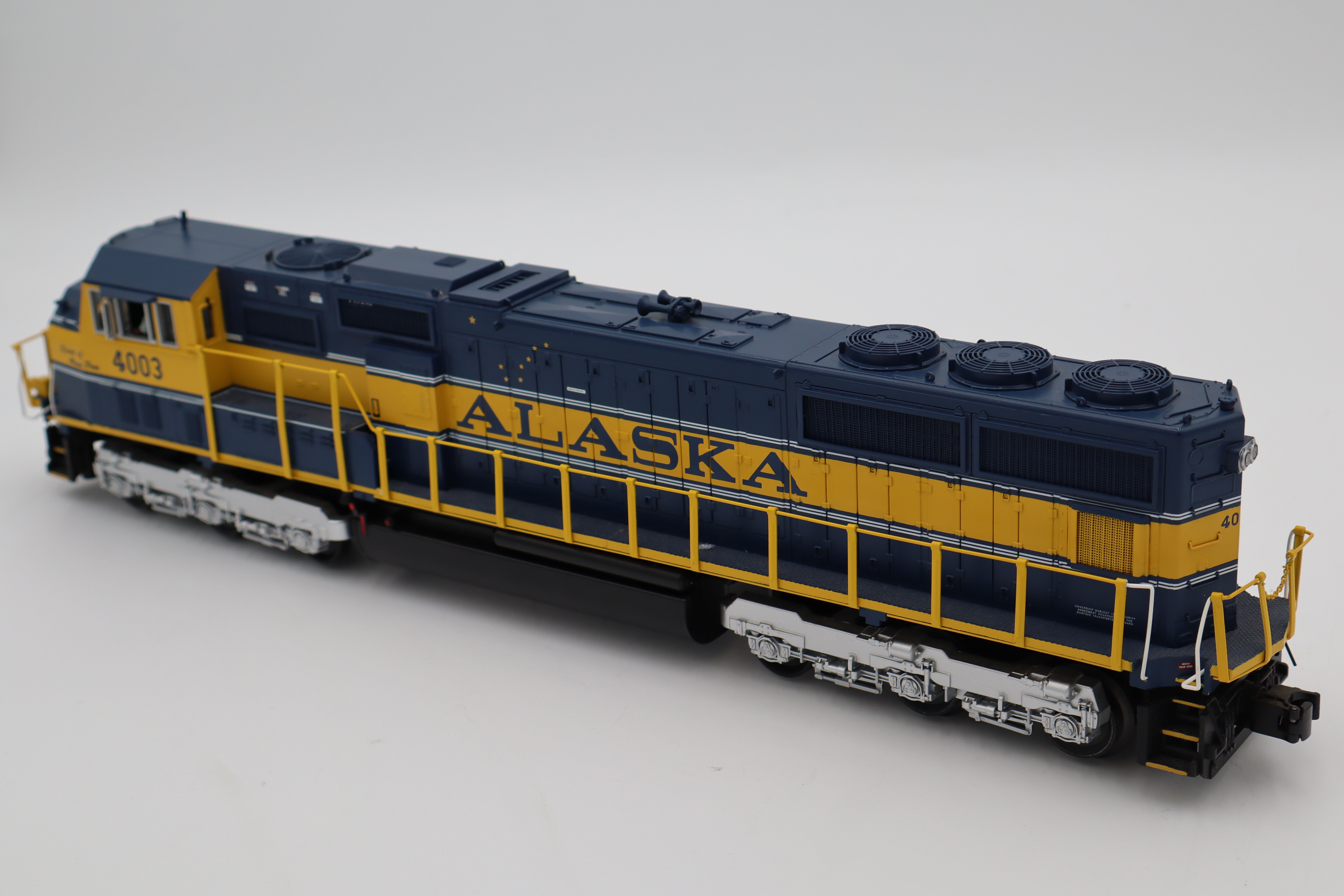 MTH 20-2290-1 Alaska SD70M Diesel Engine Boxed Set w/ Proto 2.0-Second hand-M8373