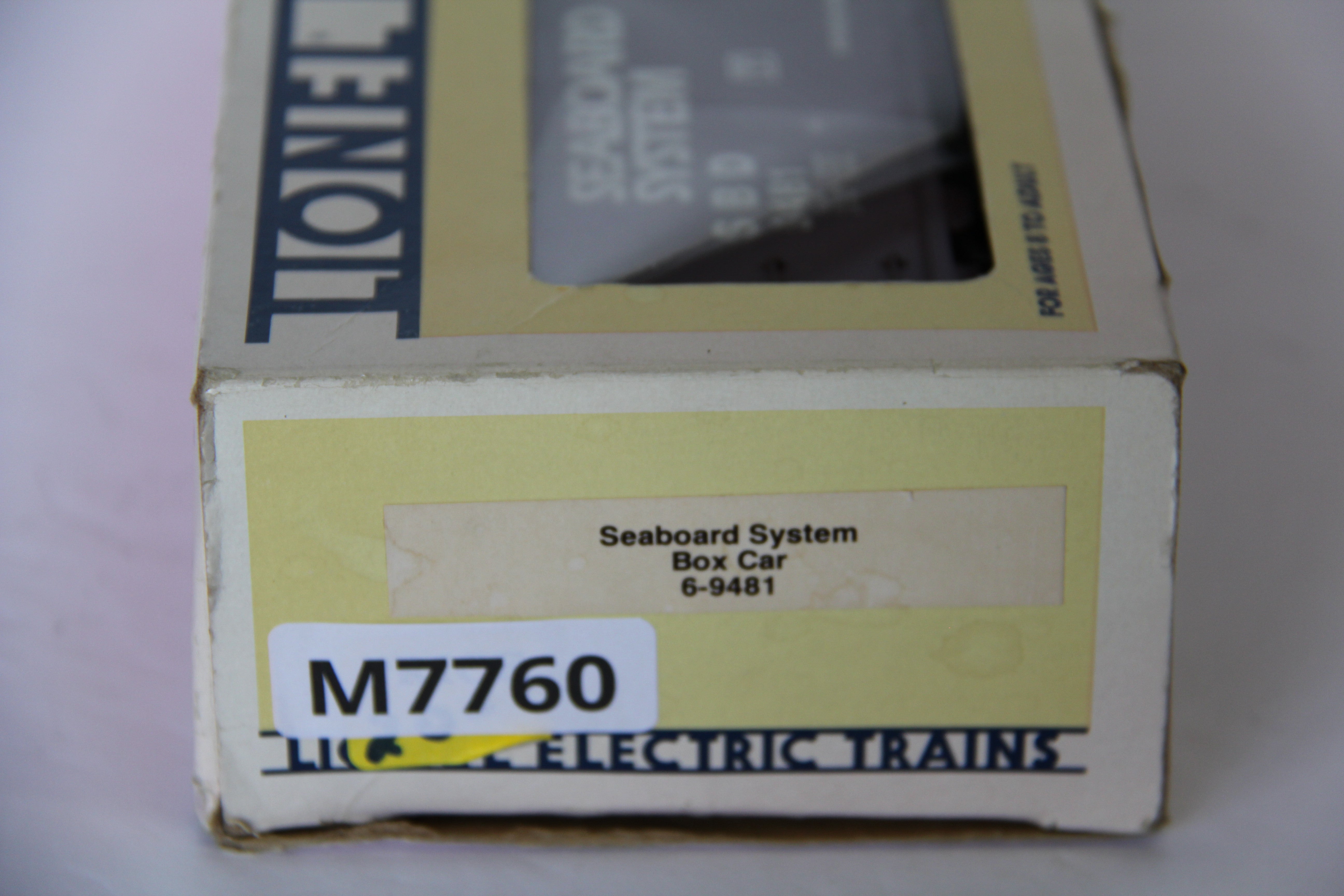 Lionel 6-9481 Seaboard System Box Car-Second hand-M7760