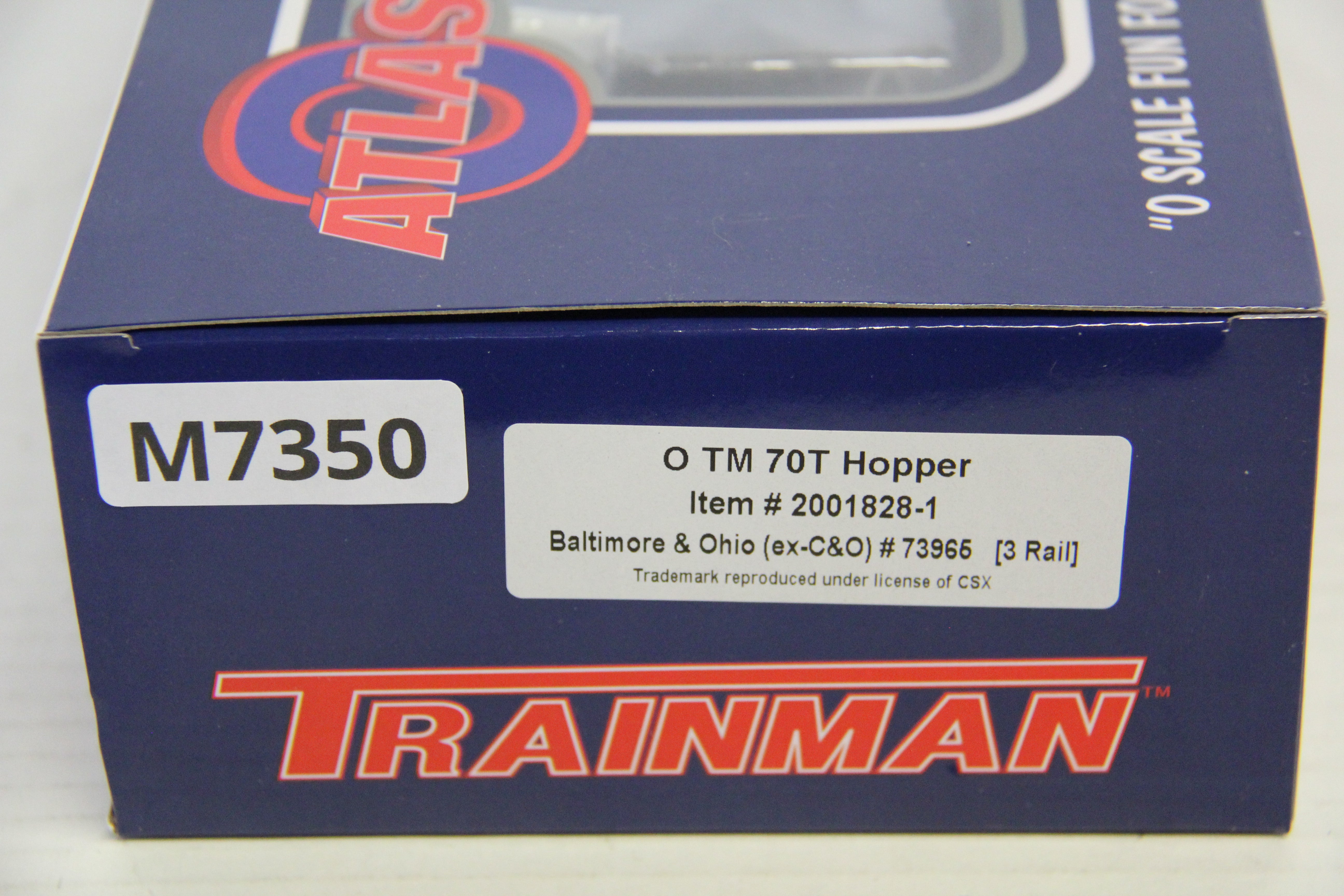 Atlas #2001828-1 Baltimore & Ohio (ex-C&O) TM 70T Hopper-Second hand-M7350