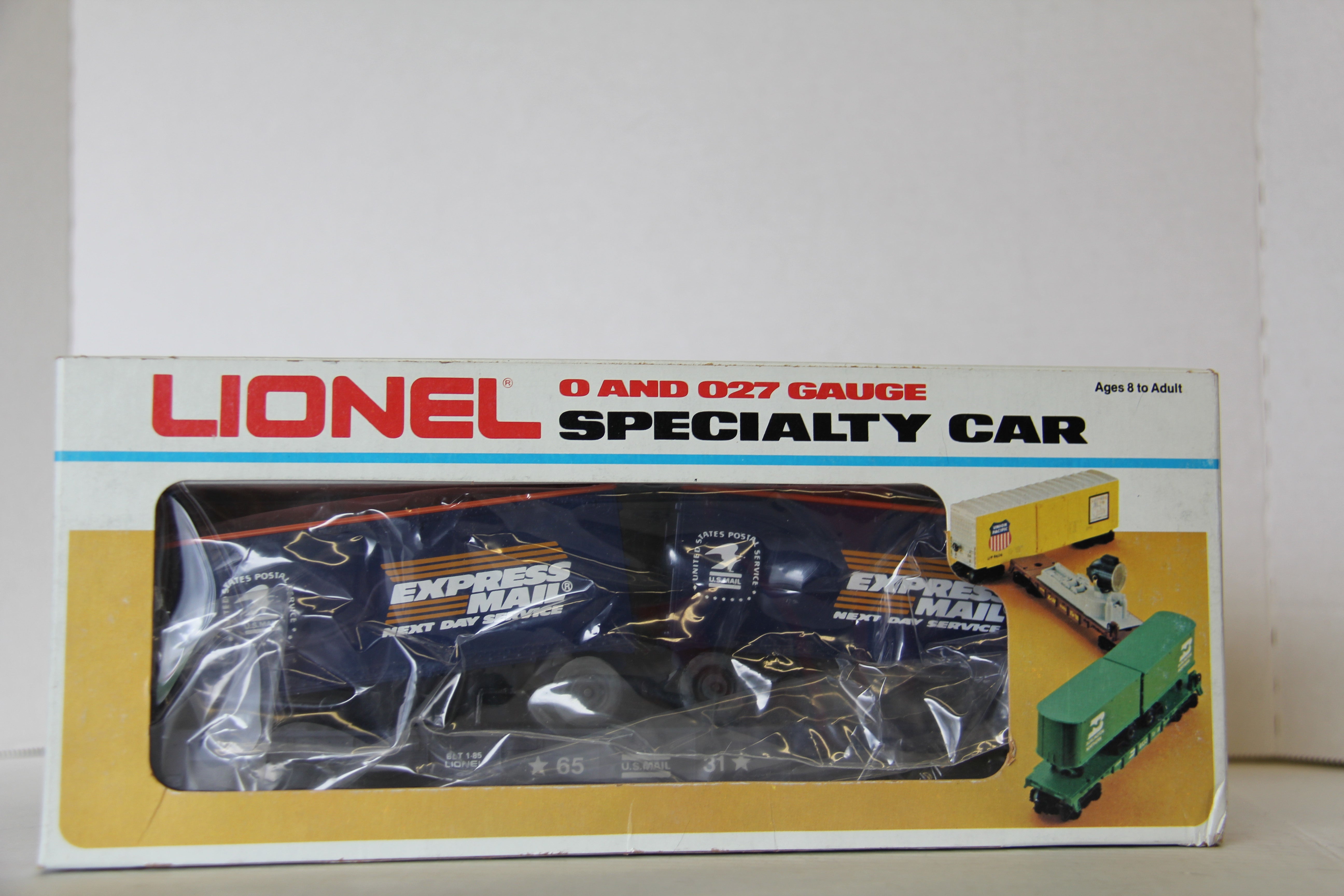 Lionel 6-6531 Express Mail Flat Car w/ Vans-Second hand-M6106