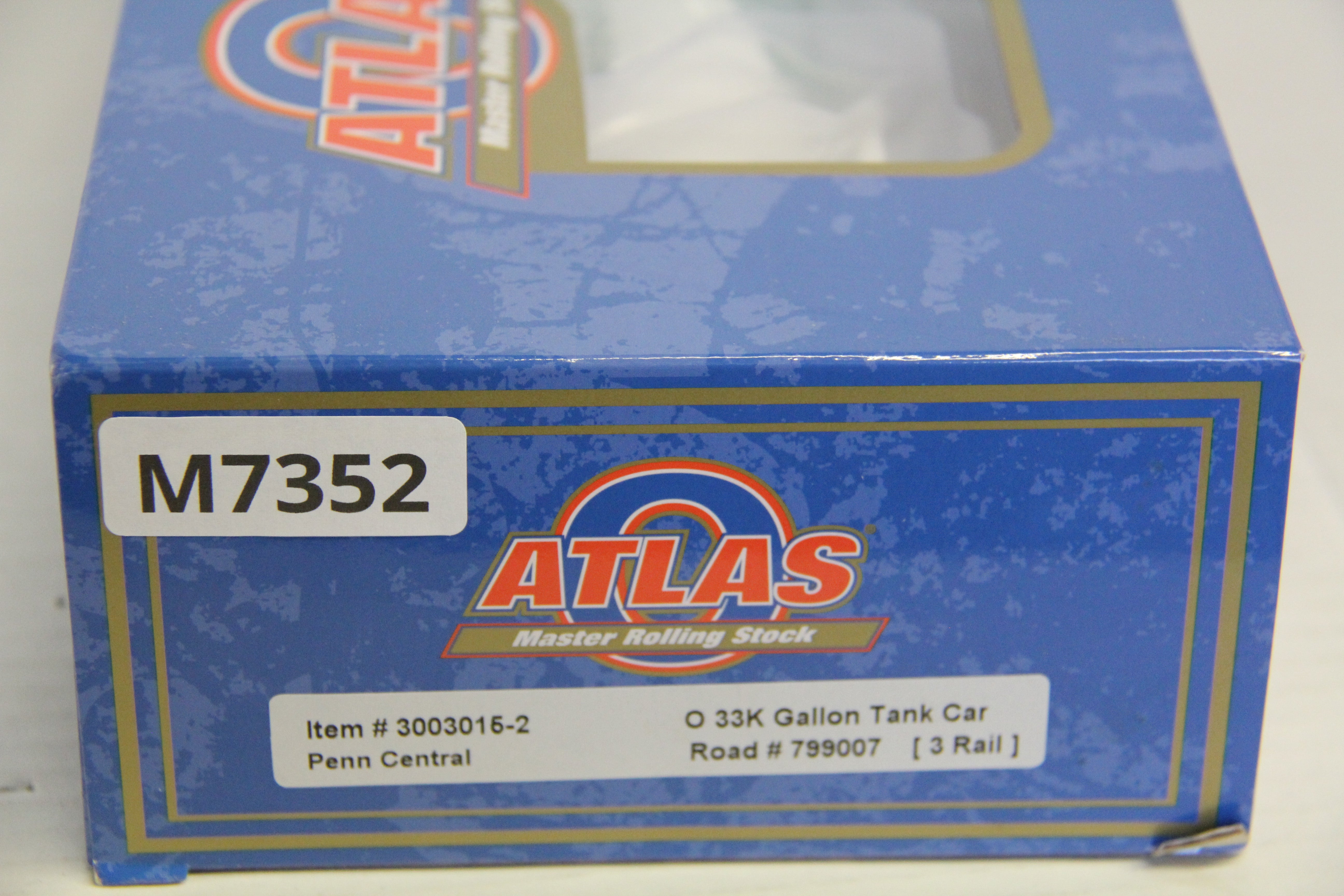 Atlas #3003015-2 Penn Central 33 K Gallon Tank Car #799007-Second hand-M7352