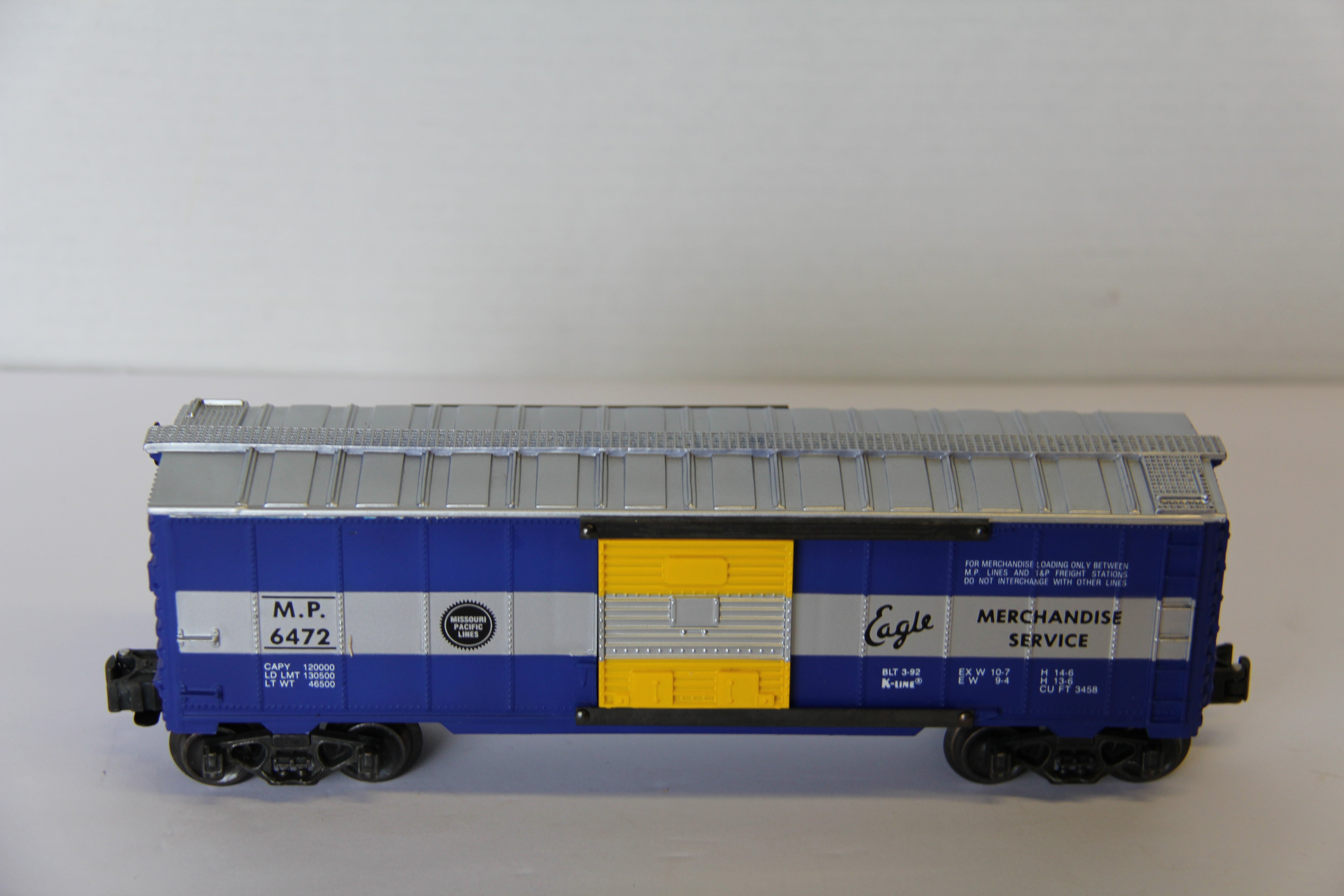 K Line O/ O27 K-6472 Missouri Pacific CLASSIC Boxcar-Second hand-M7766