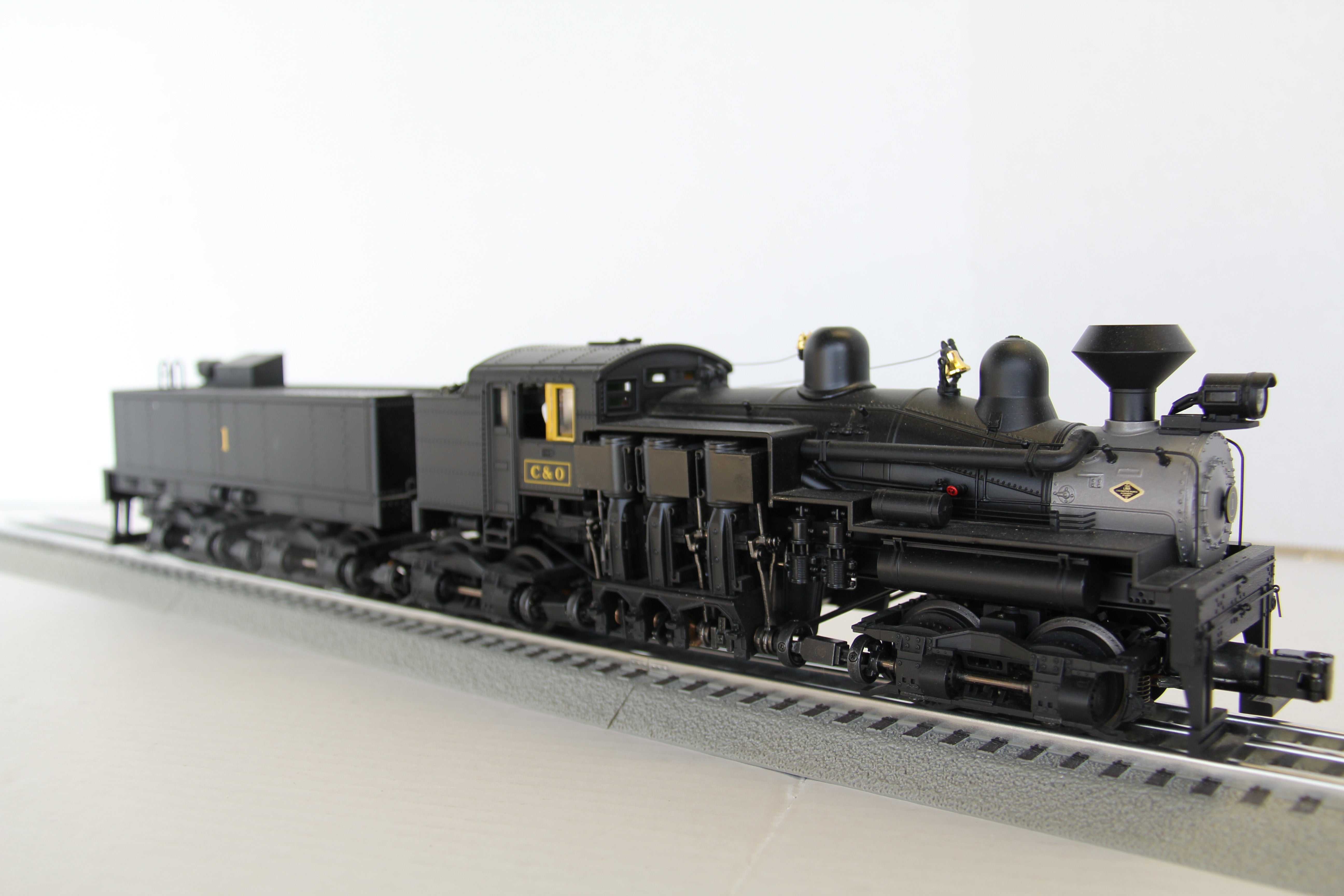 MTH 20-3494-1 C & O 4 Truck Shay Steam Locomotive-Second hand-M3898