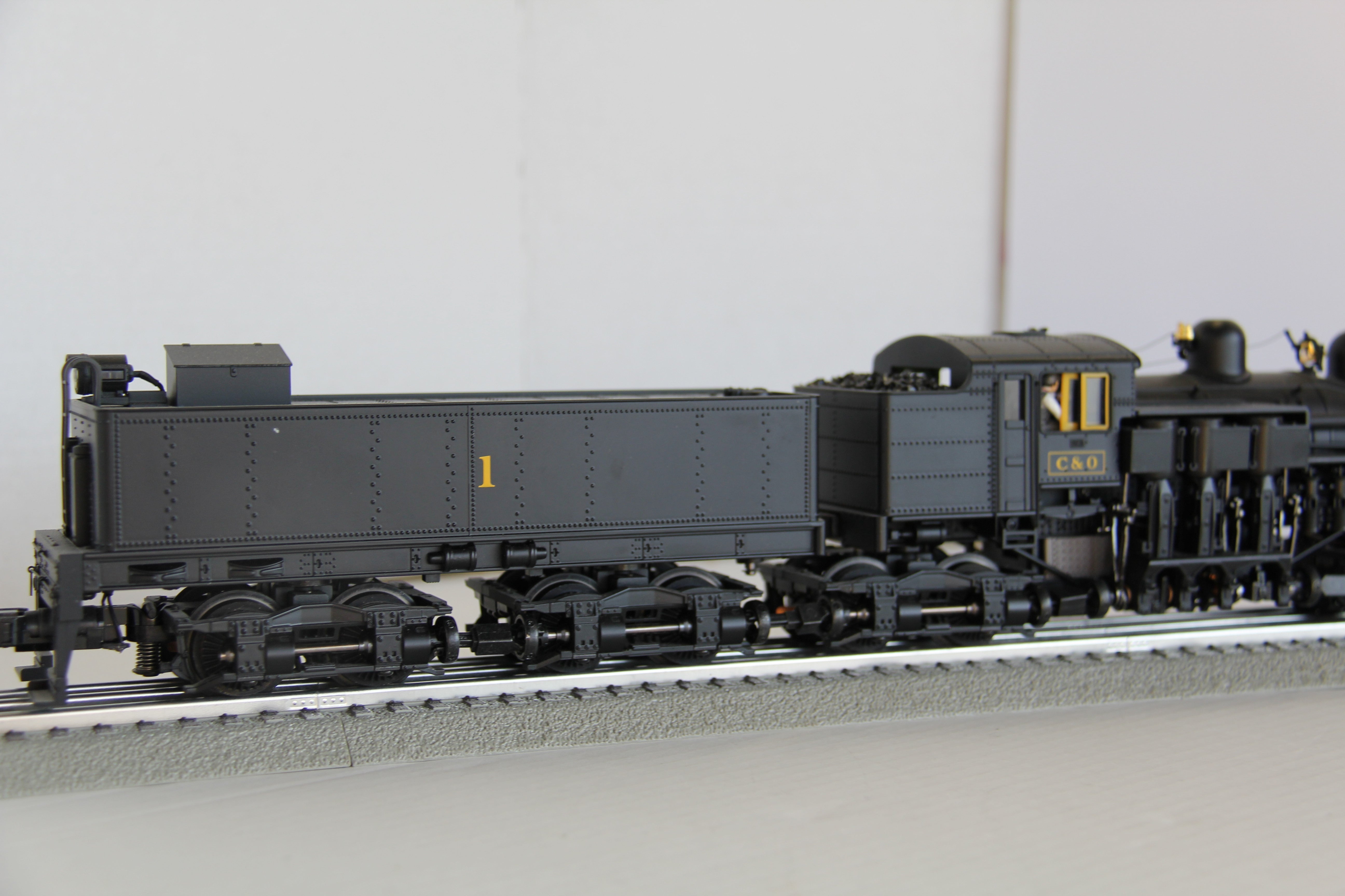 MTH 20-3494-1 C & O 4 Truck Shay Steam Locomotive-Second hand-M3898