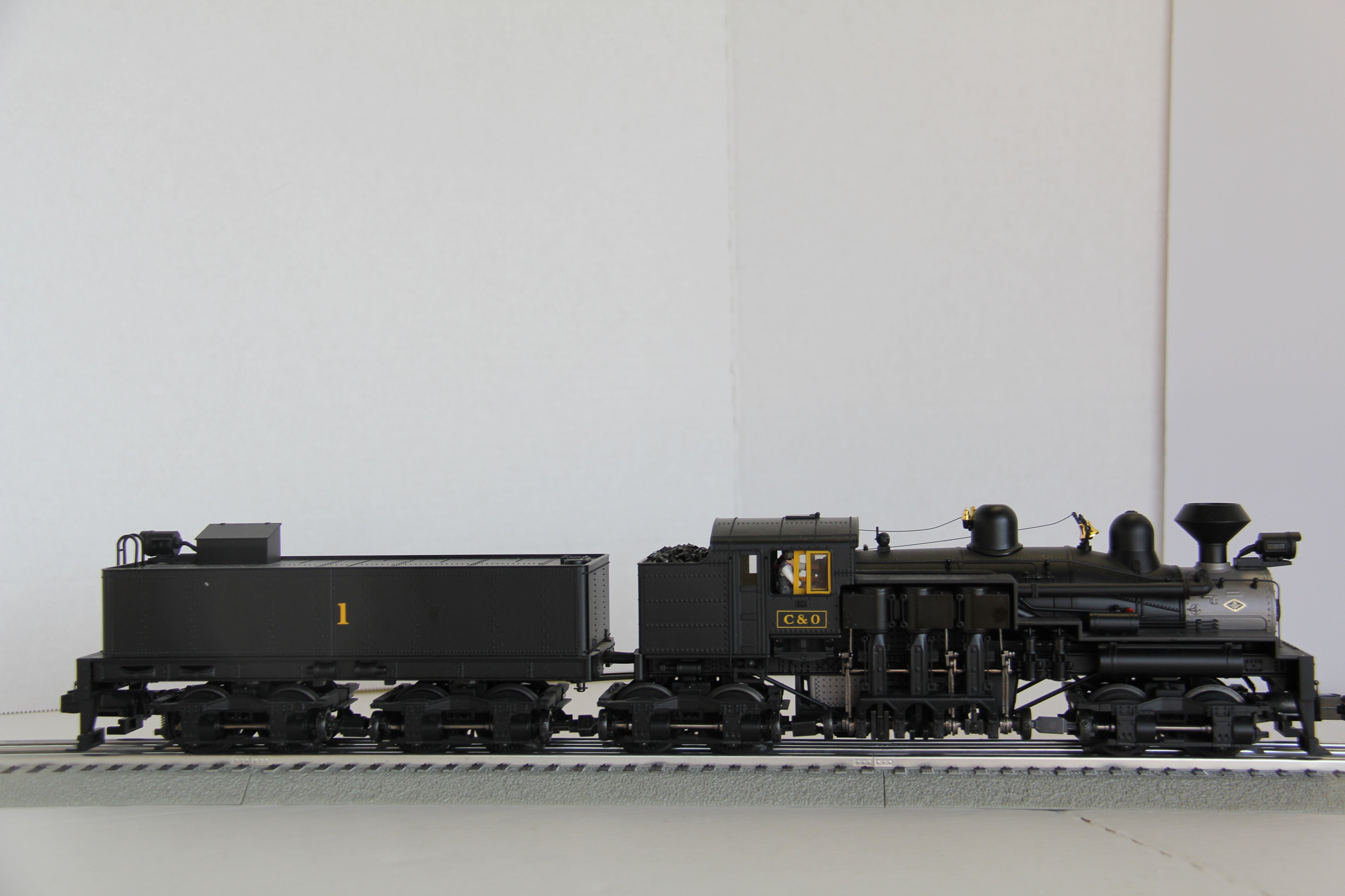 MTH 20-3494-1 C & O 4 Truck Shay Steam Locomotive-Second hand-M3898