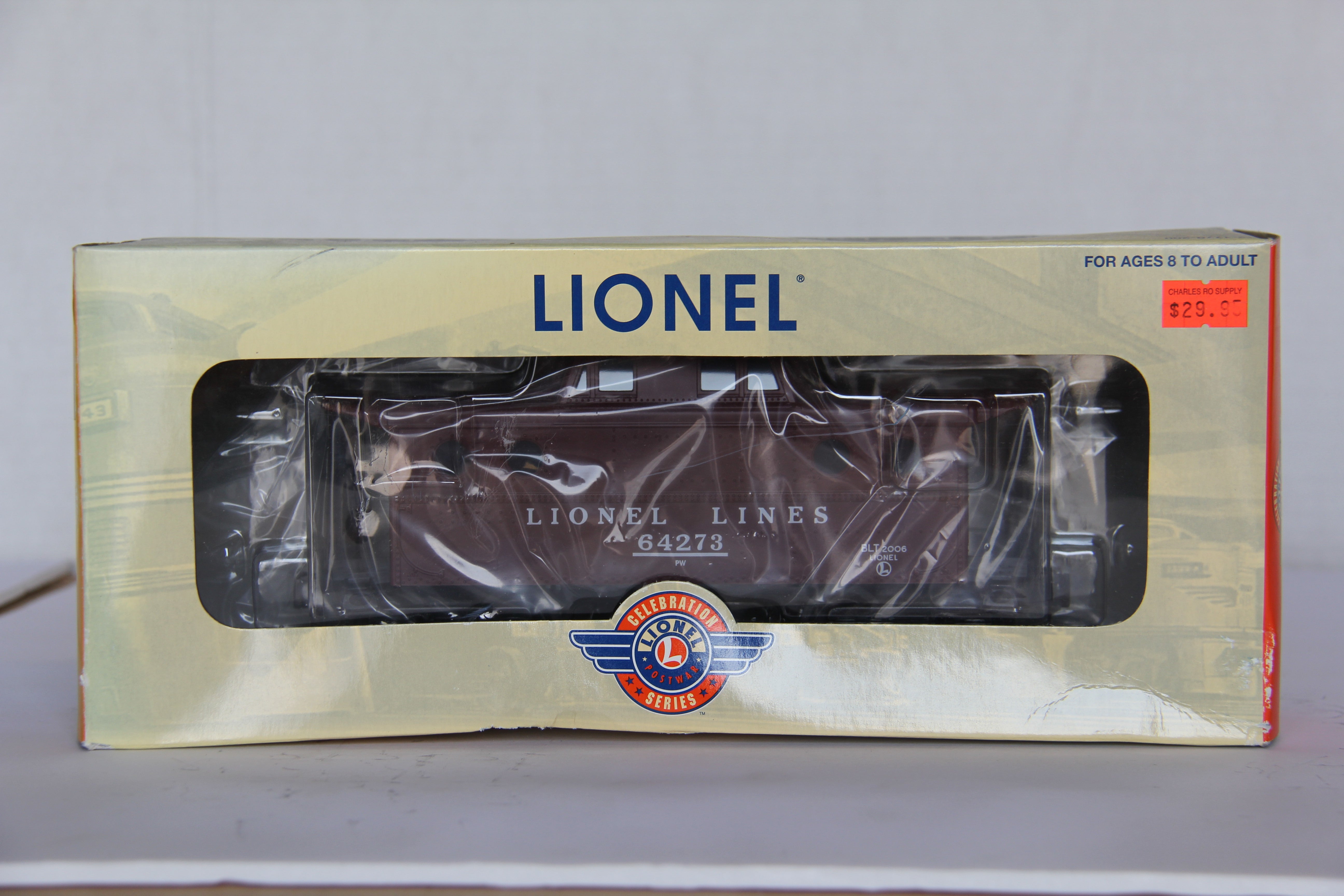 Lionel 6-29723 Lionel Lines Port Hole Window Caboose #64273-Second hand-M6109