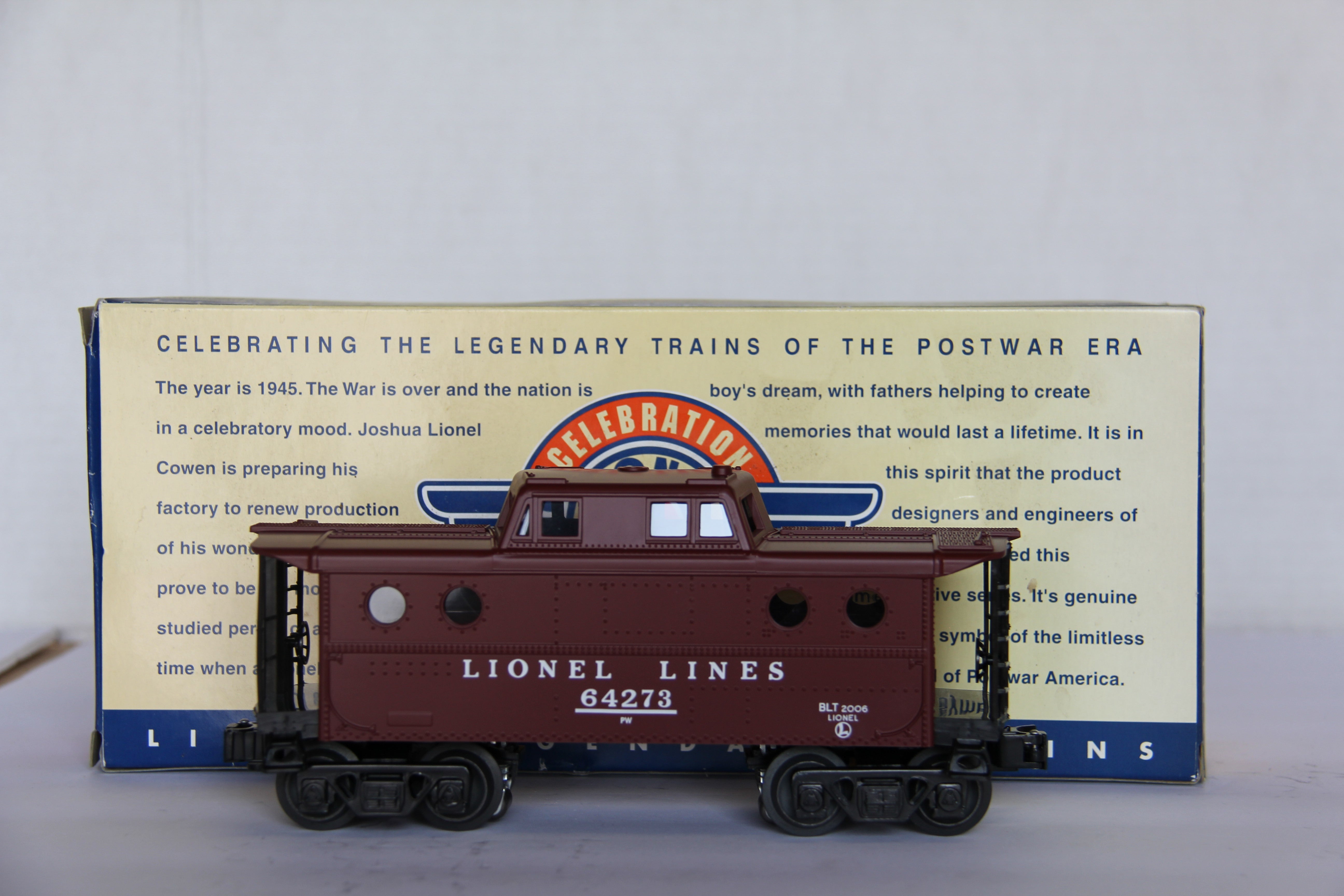 Lionel 6-29723 Lionel Lines Port Hole Window Caboose #64273-Second hand-M6109