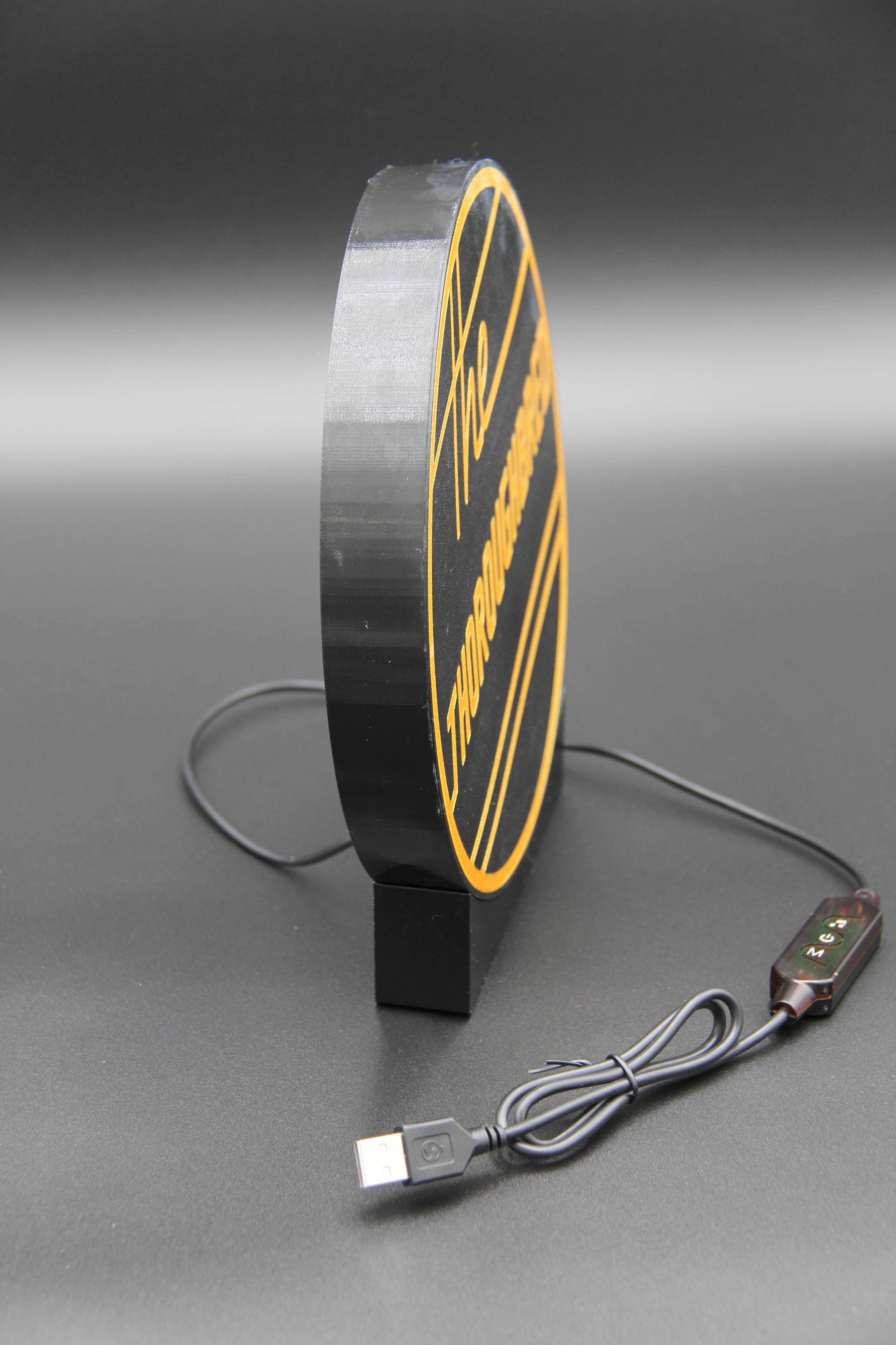 ADHDame Designs #200S-01 - Lighted Railroad Sign "The Thoroughbred" (Small)