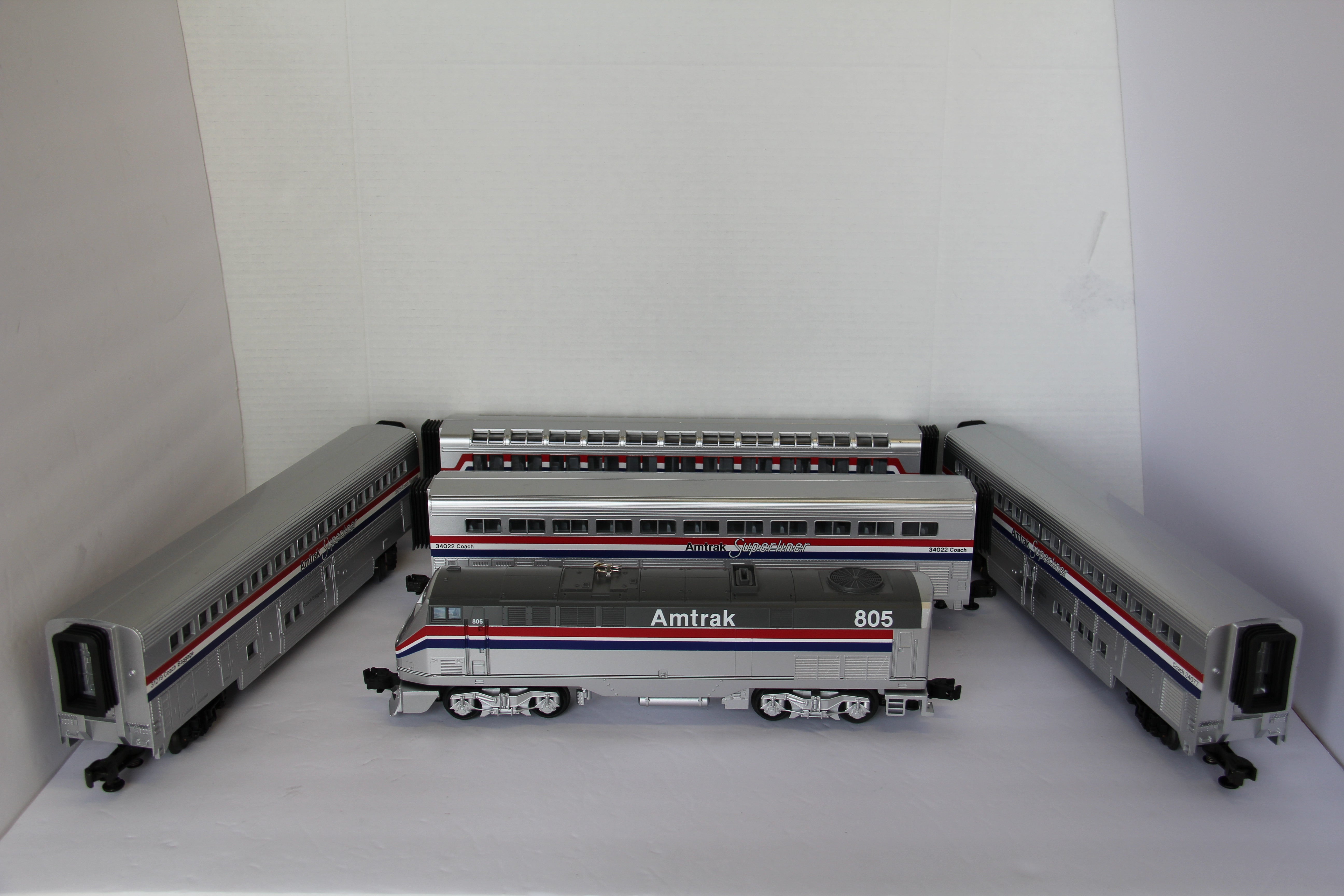 Rail King 30-4018-1 & 30-2160-0 Amtrak Genesis Set-Second hand-M7777