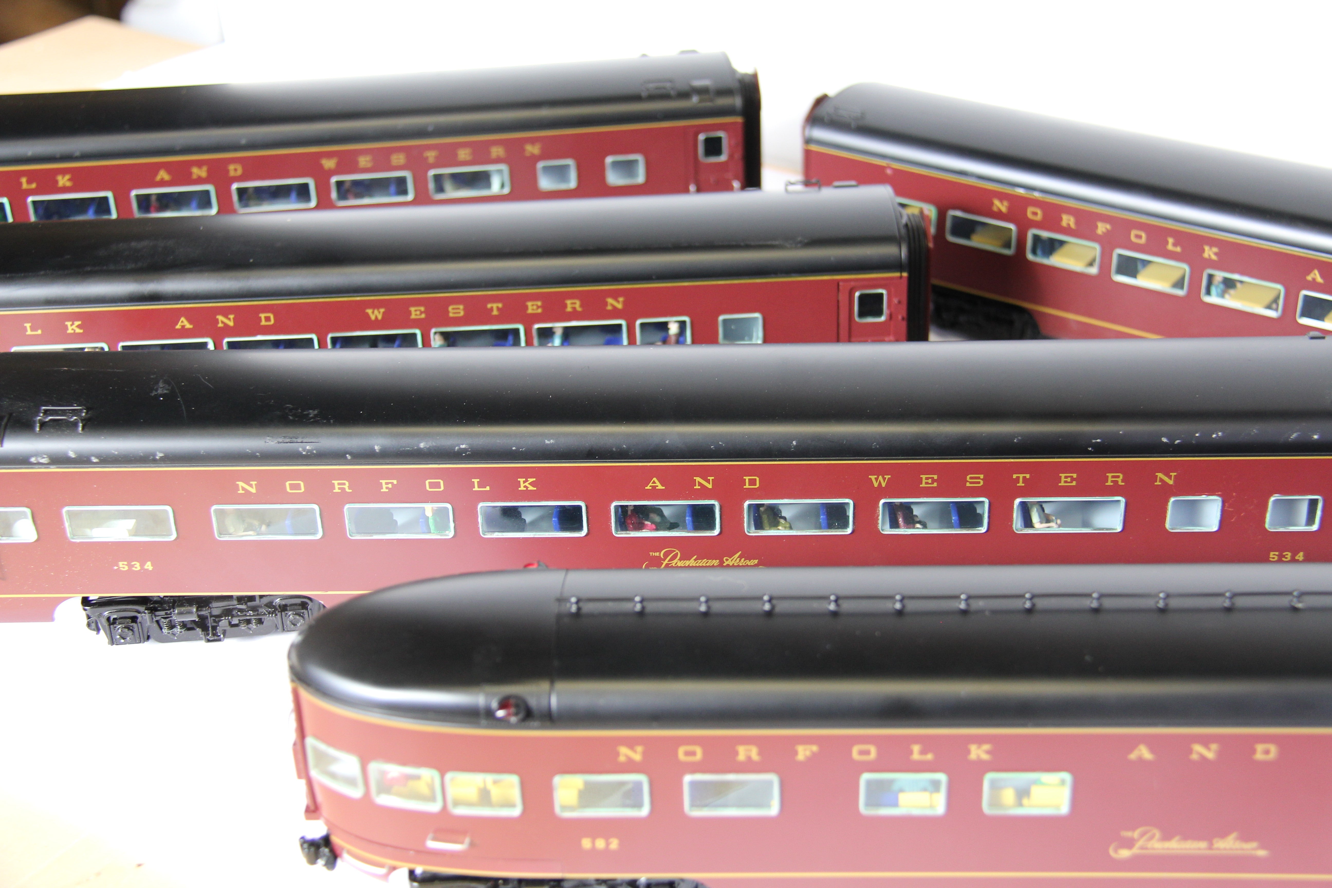 Lionel Norfolk & Western Powhatan Arrow Passenger 5 Set-Second hand-M6117