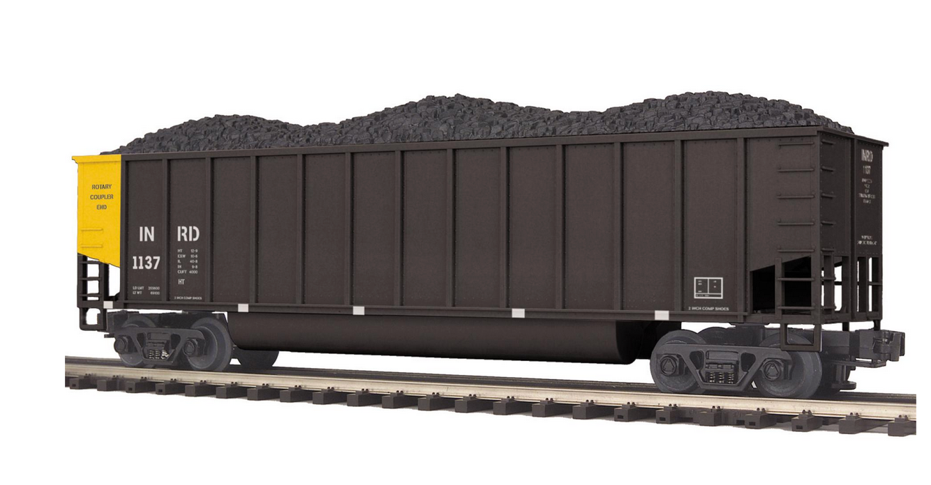Atlas O 3003INRR2 - Premier - Coalporter Hopper Car "Indiana Railroad" (4-Car) - Custom Run for MrMuffin'sTrains