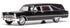 IXO Models - 1966 Cadillac de Ville S&S Hearse (Black) - 1/43 Scale