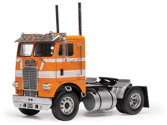 IXO Models - 1976 Freightliner COE (Orange/White) - 1/43 Scale