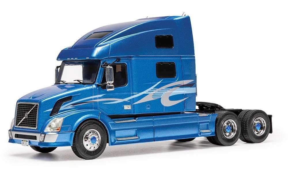 IXO Models - 2010 Volvo VNL 730 Sleeper Tractor (Blue) - 1/43 Scale
