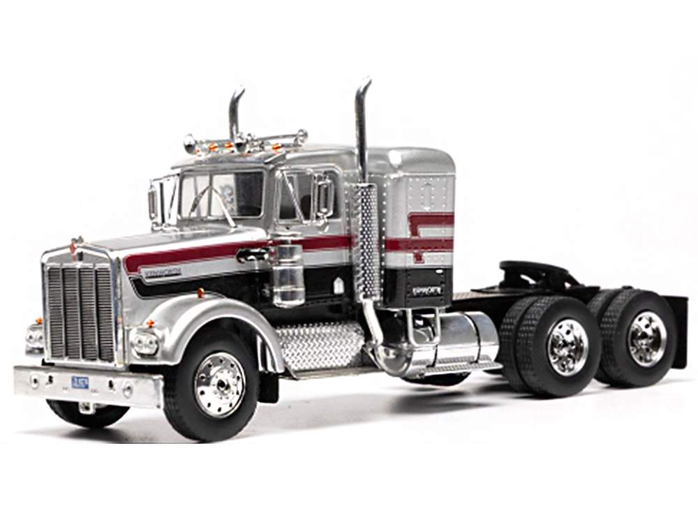 IXO Models - 1976 Kenworth W925 Tractor (Silver/Red/Black) - 1/43 Scale
