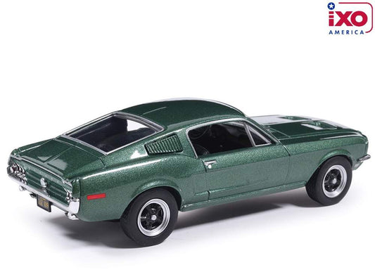 IXO Models - 1968 Ford Mustang GT Fastback (Highland Green) - 1/43 Scale
