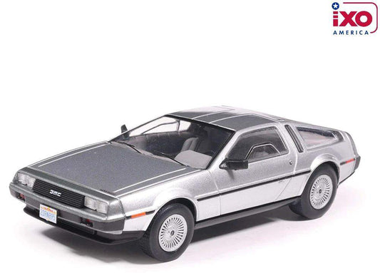 IXO Models - 1981 Delorean DMC-12 (Silver) - 1/43 Scale