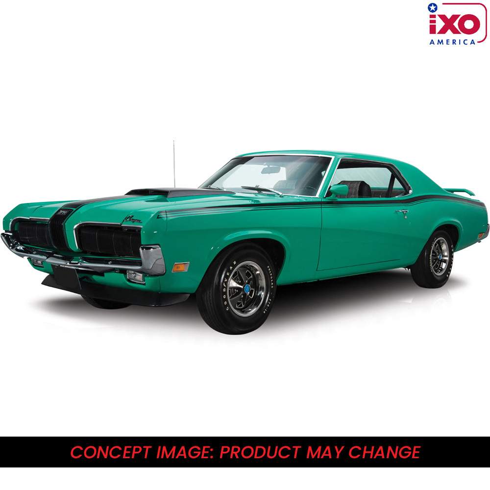IXO Models - 1970 Mercury Cougar Eliminator 428 CJ (Competition Green) - 1/43 Scale