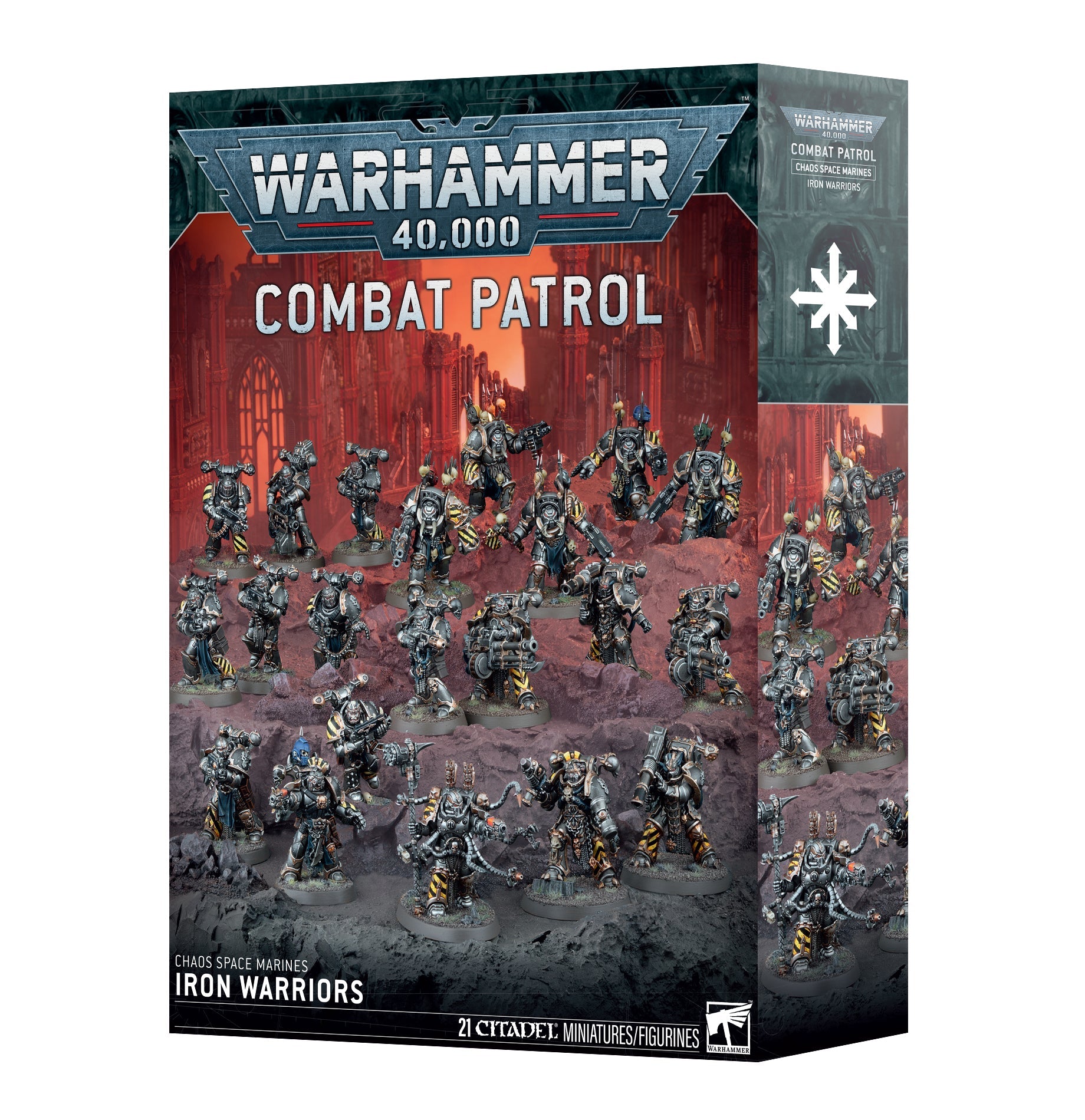 Games Workshop 73-434 - Warhammer 40,000 - Chaos Space Marines: Iron Warriors Combat Patrol