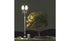 Woodland Scenics HO JP5632 - Just Plug - Double Lamp Post Street Lights