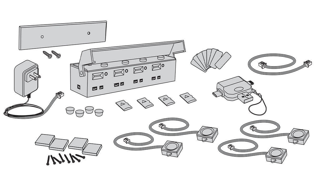 Woodland Scenics JS6900 - Just Plug Sound System - Sound System Starter Kit