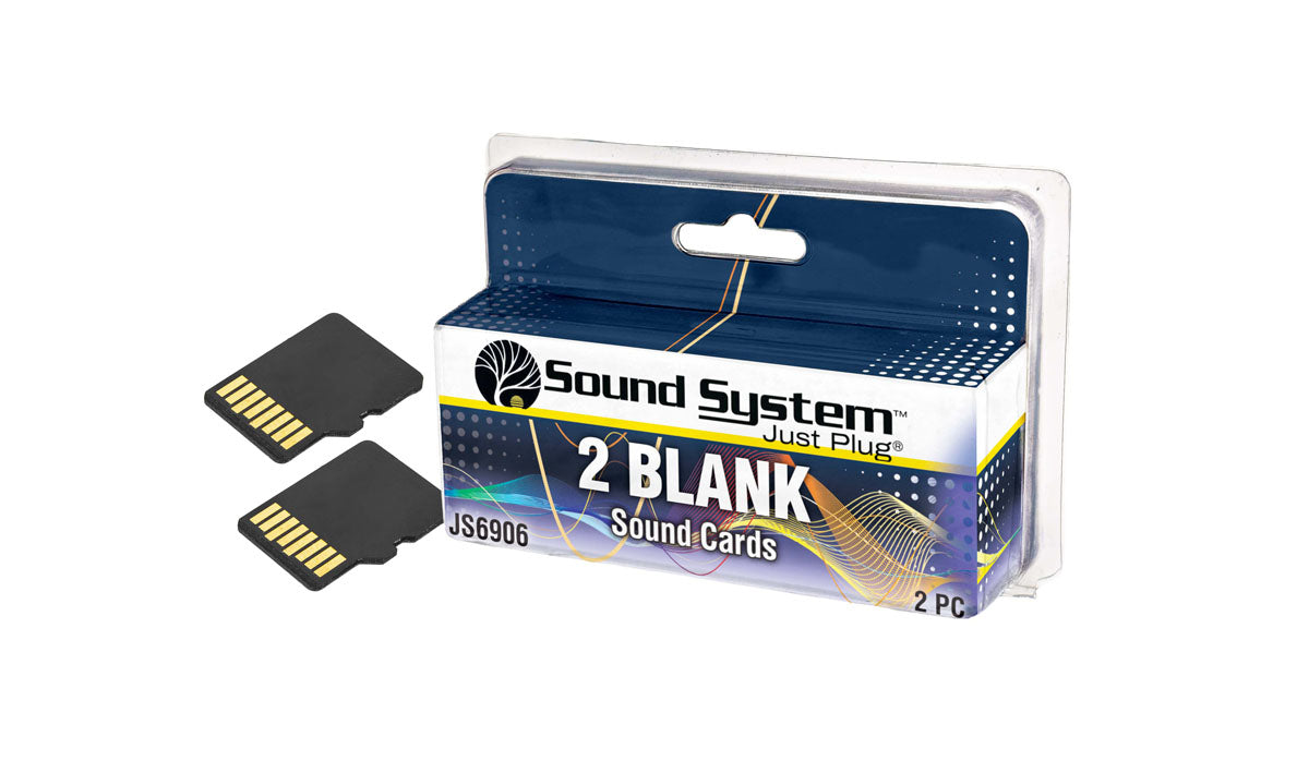 Woodland Scenics JS6906 - Just Plug Sound System - 2 Blank Sound Cards