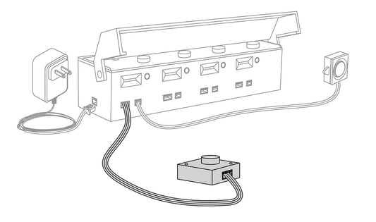 Woodland Scenics JS6957 - Just Plug Sound System - Push Button Trigger