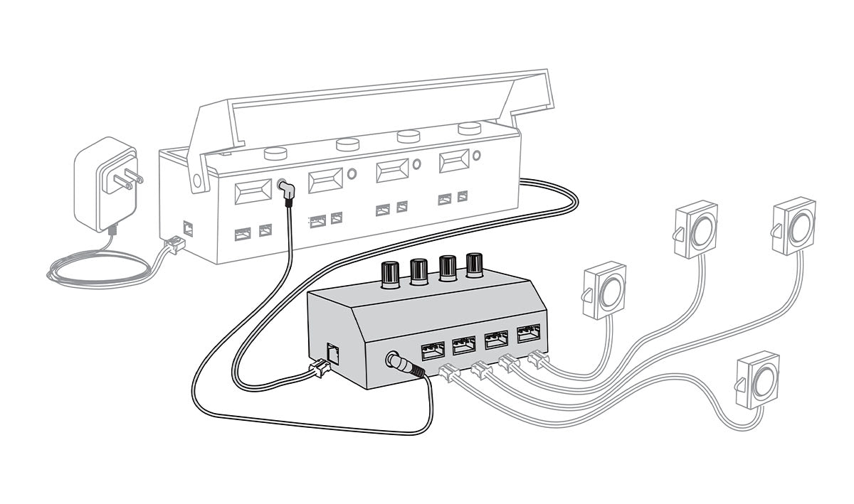 Woodland Scenics JS6962 - Just Plug Sound System - Stereo Splitter