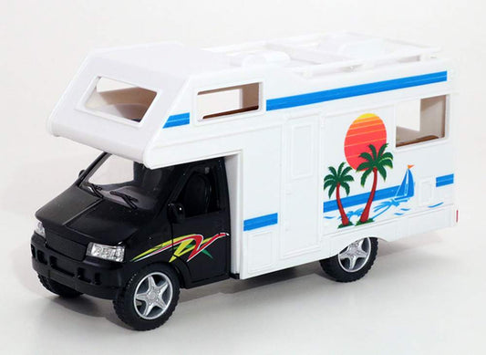 Kinsmart - Camper RV Van (Black/White) - 1/43 Scale