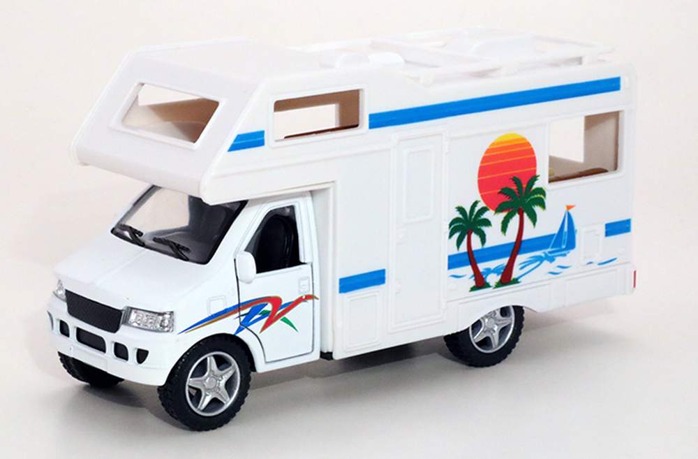 Kinsmart - Camper RV Van (White) - 1/43 Scale