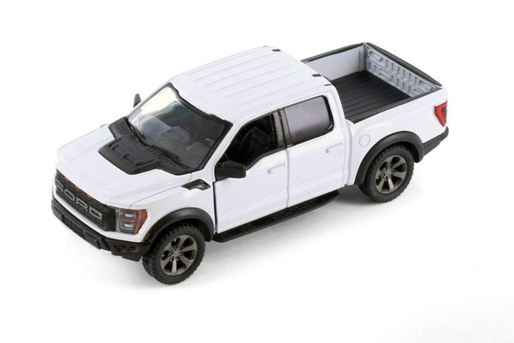 Kinsmart - 2022 Ford F-150 SVT Raptor Pickup (White) - 1/43 Scale
