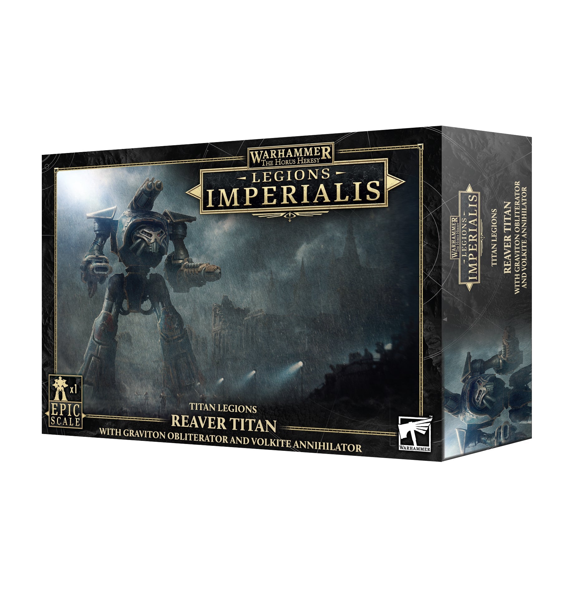 Games Workshop 03-110 - Legions Imperialis - Reaver Titan with Graviton Obliterator and Volkite Annihilator