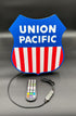 ADHDame Designs #201L- Lighted Railroad Sign "Union Pacific" (Large) - MrMuffin'sTrains